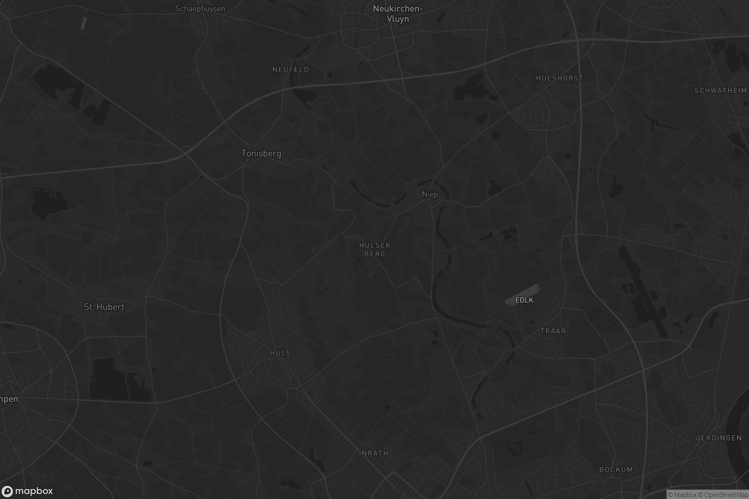 Karte von Hülser Berg