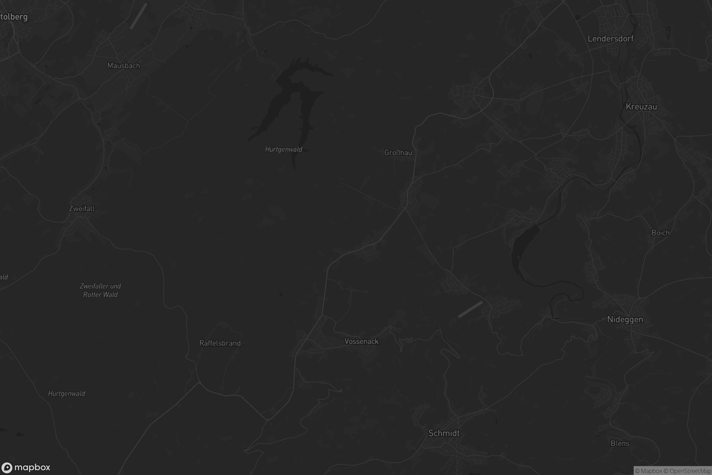 Karte von Hürtgenwald