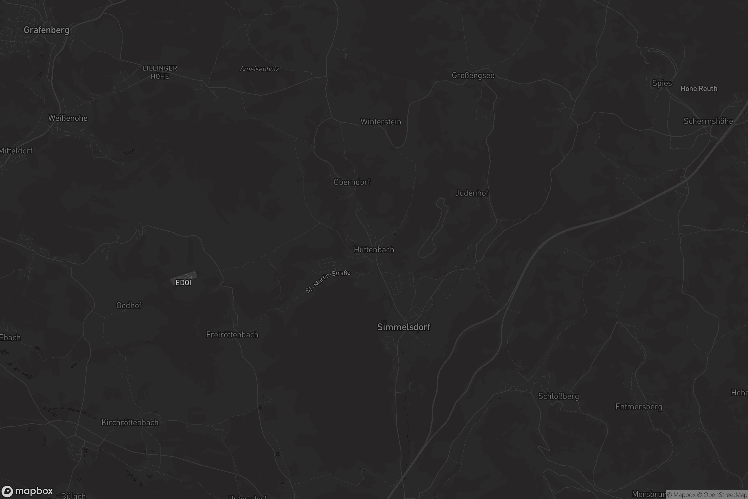 Karte von Hüttenbach