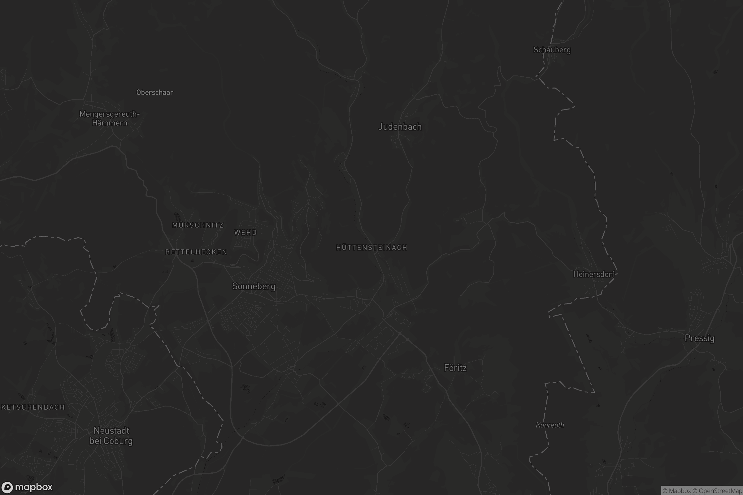 Karte von Hüttensteinach