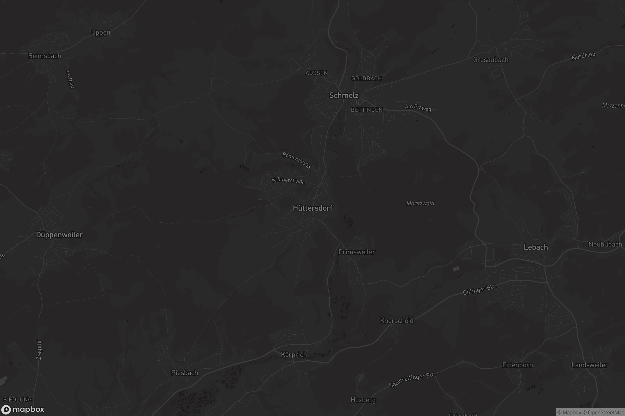 Karte von Hüttersdorf