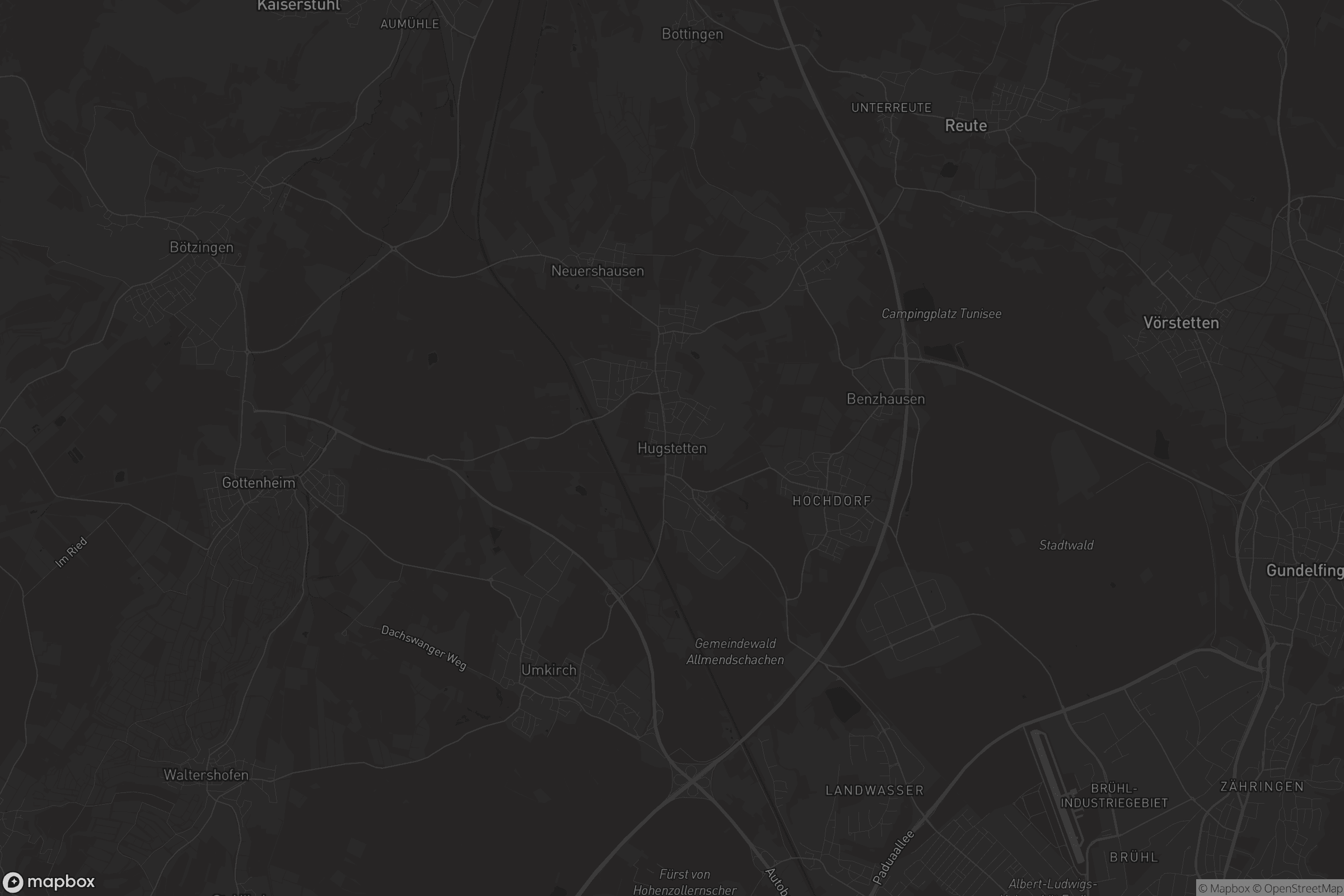 Karte von Hugstetten