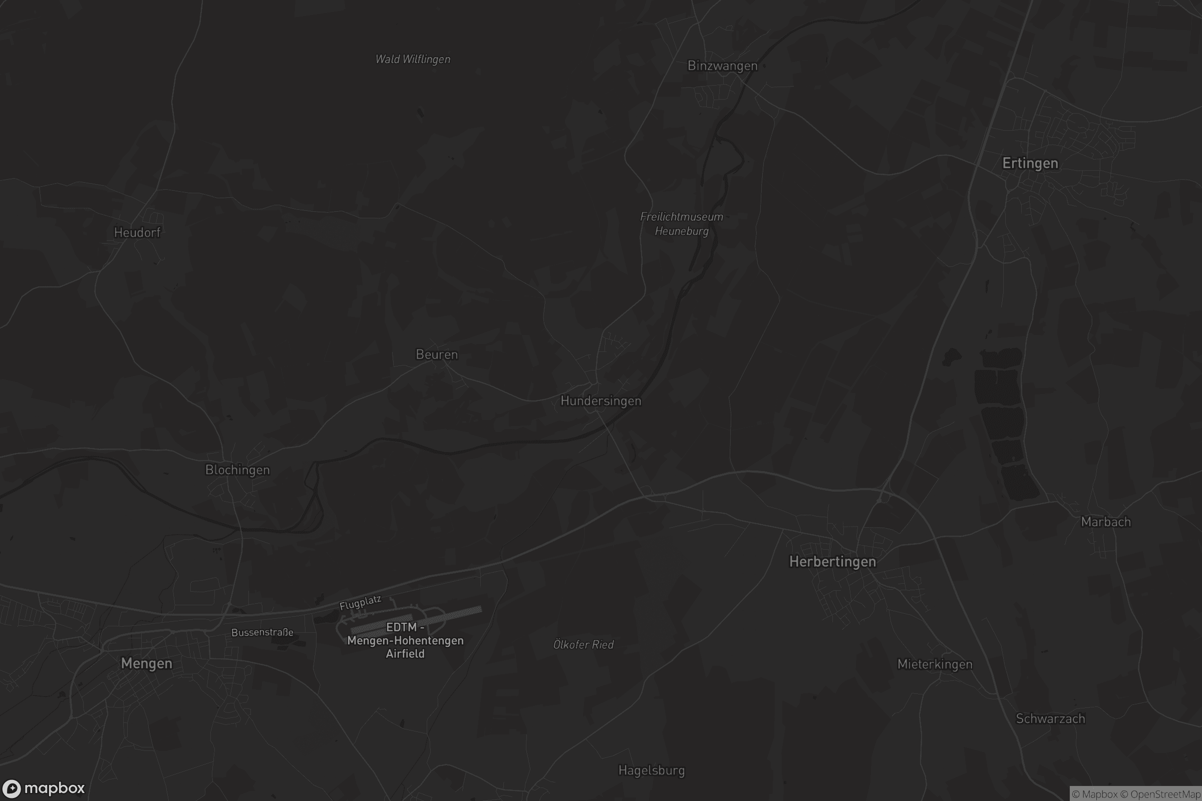 Karte von Hundersingen