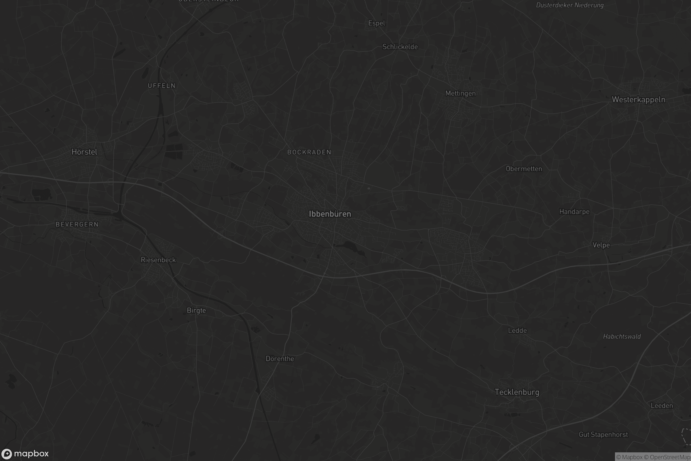 Karte von Ibbenbüren