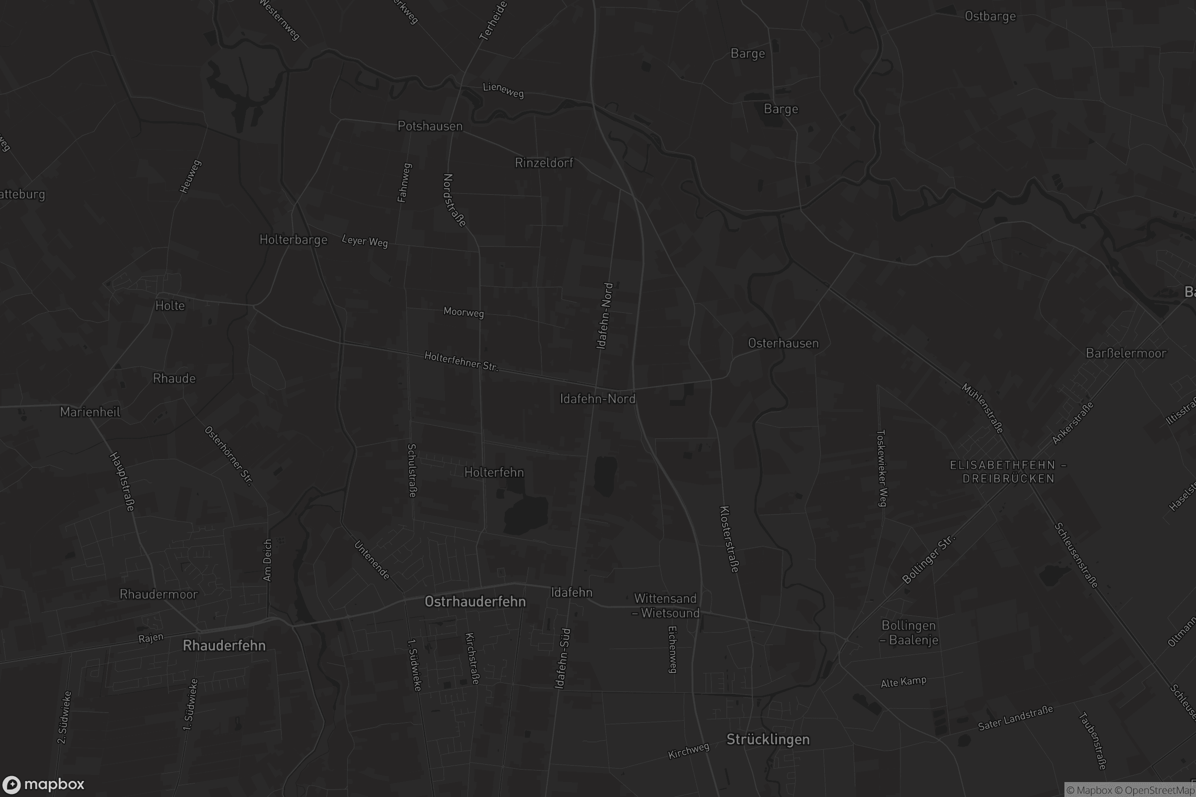 Karte von Idafehn-Nord