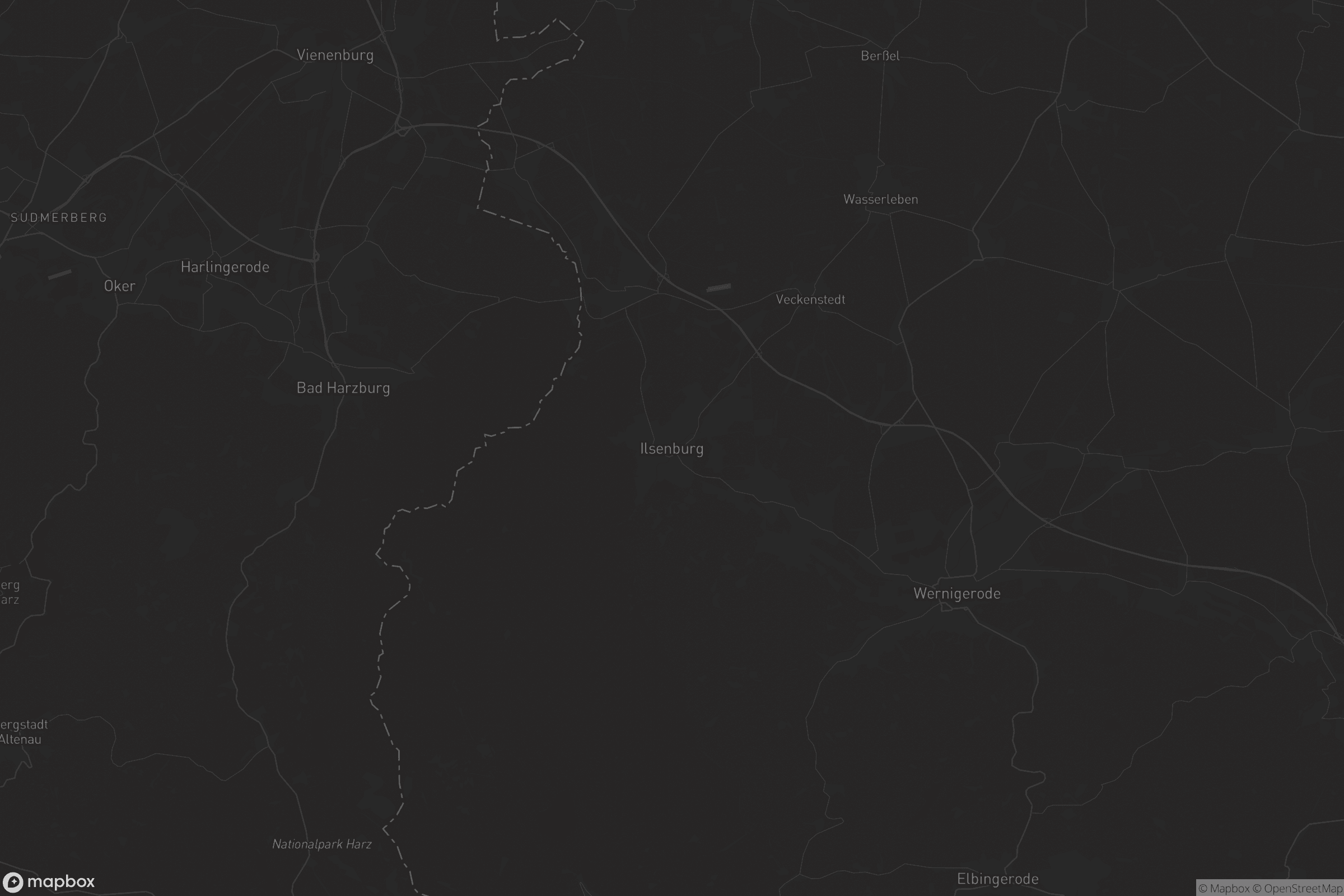 Karte von Ilsenburg (Harz)