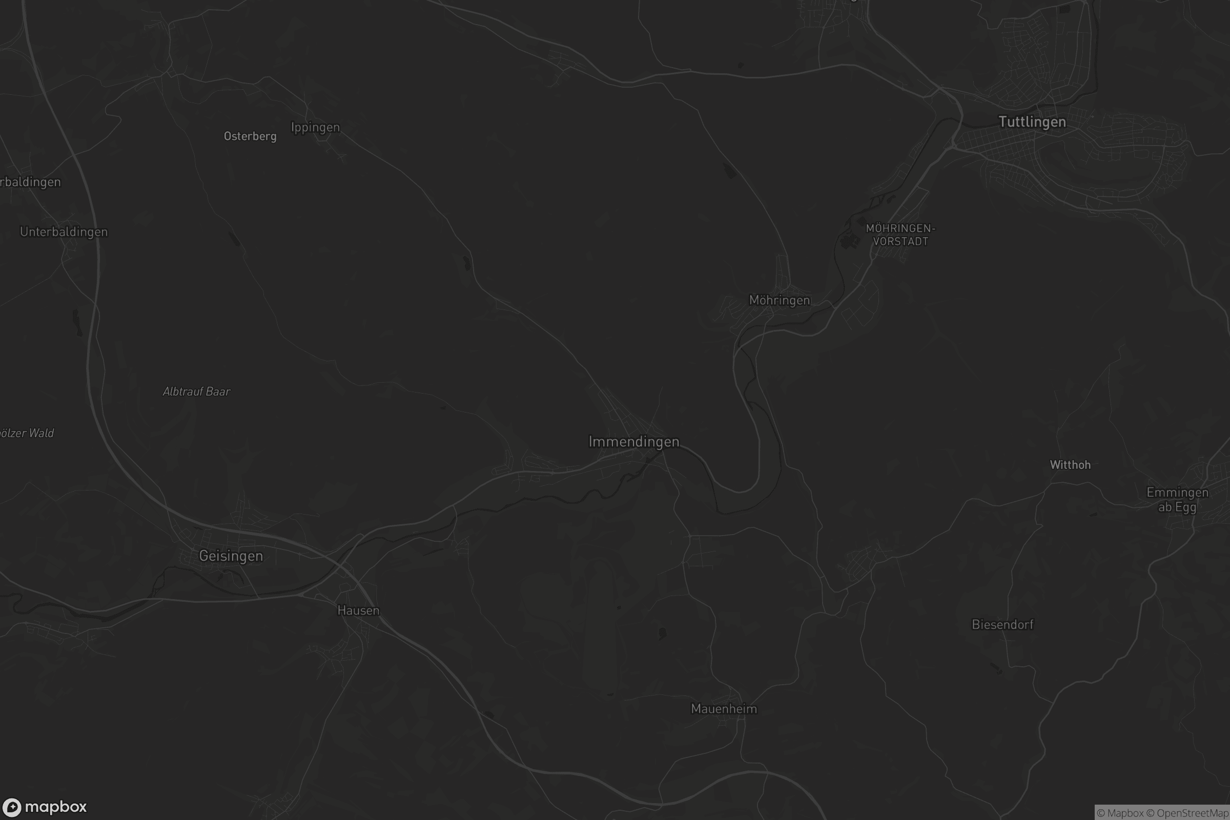 Karte von Immendingen