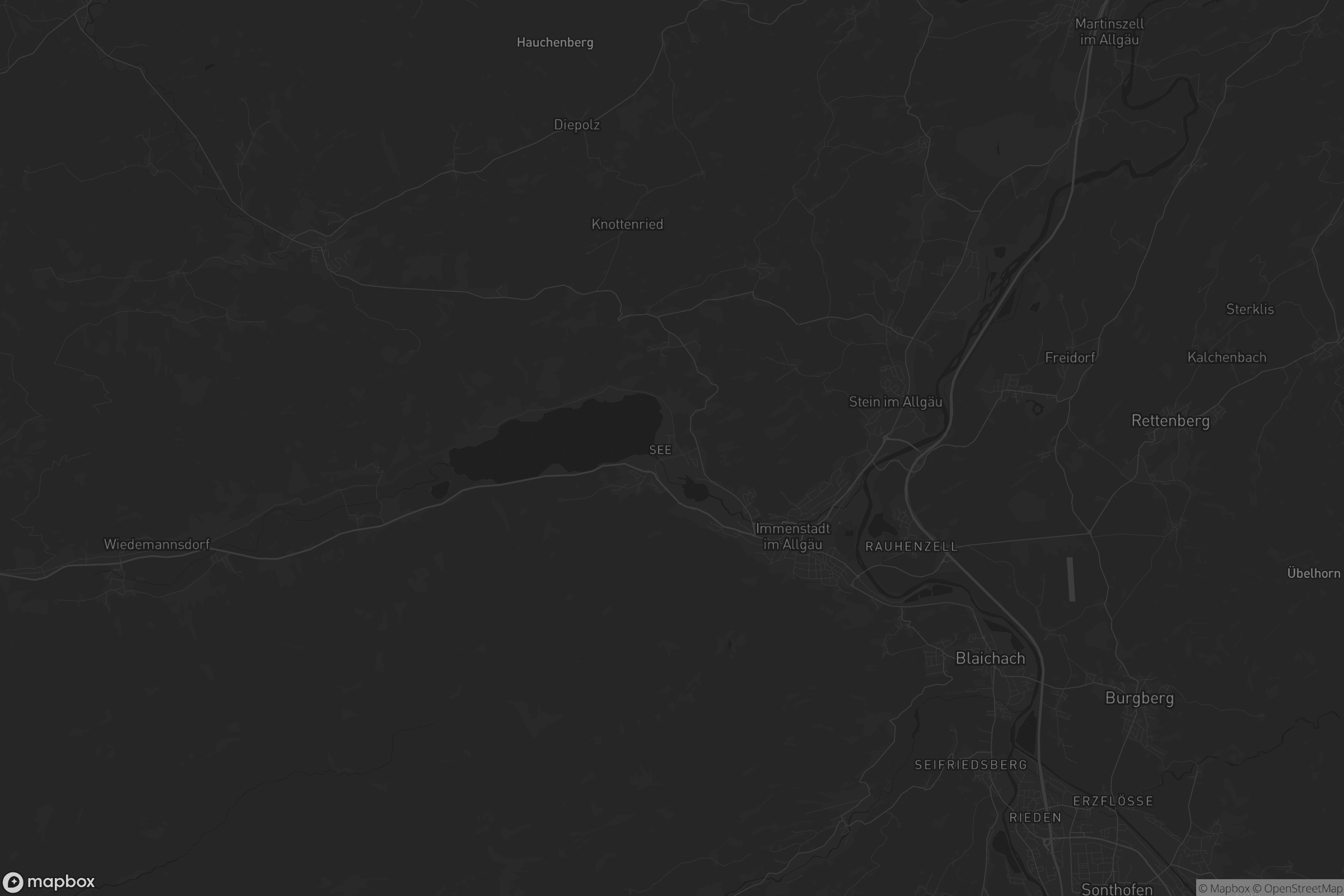 Karte von Immenstadt im Allgäu