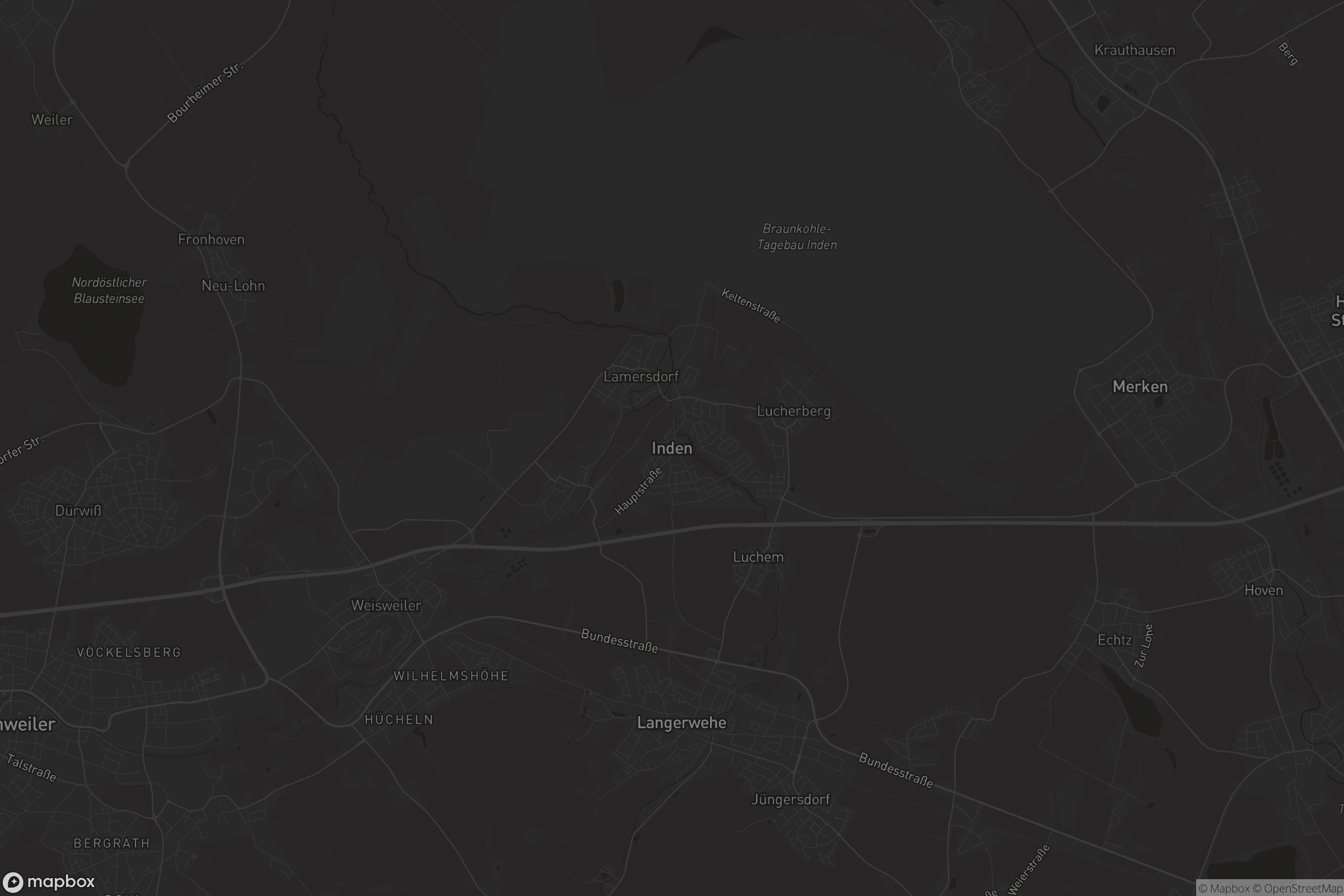 Karte von Inden/Altdorf