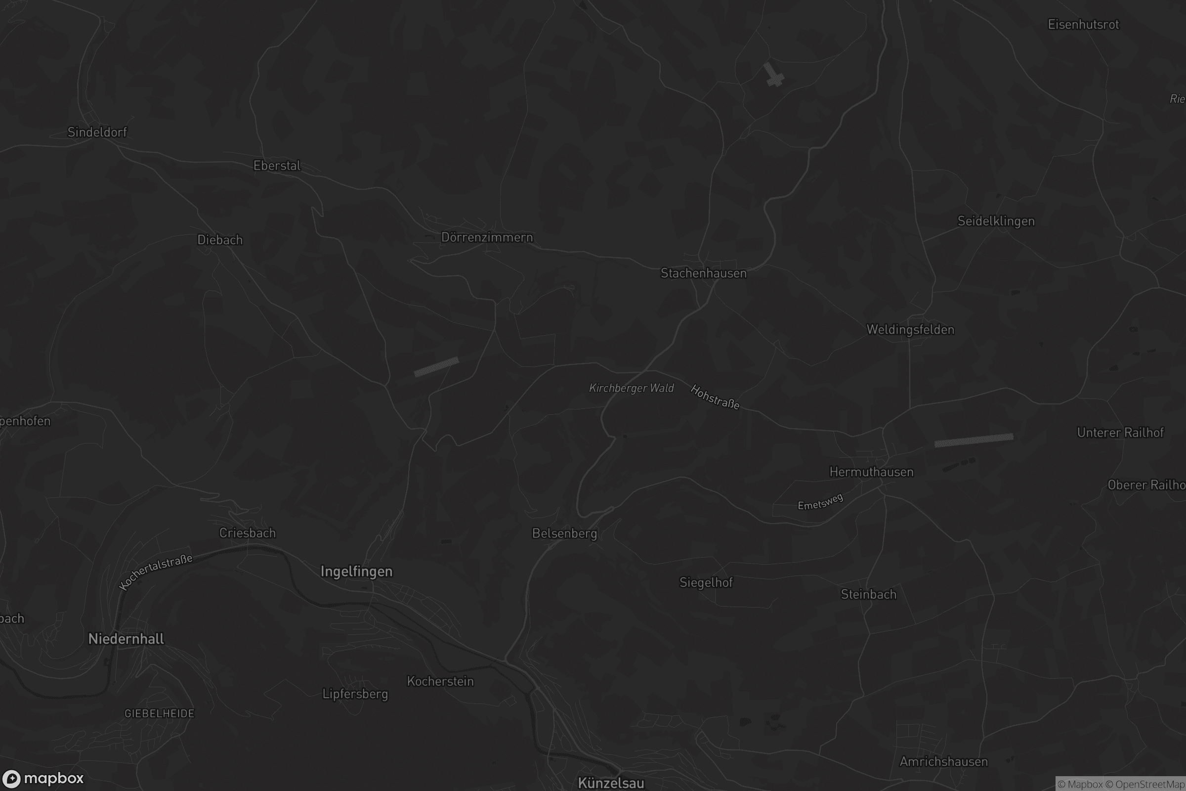 Karte von Ingelfingen
