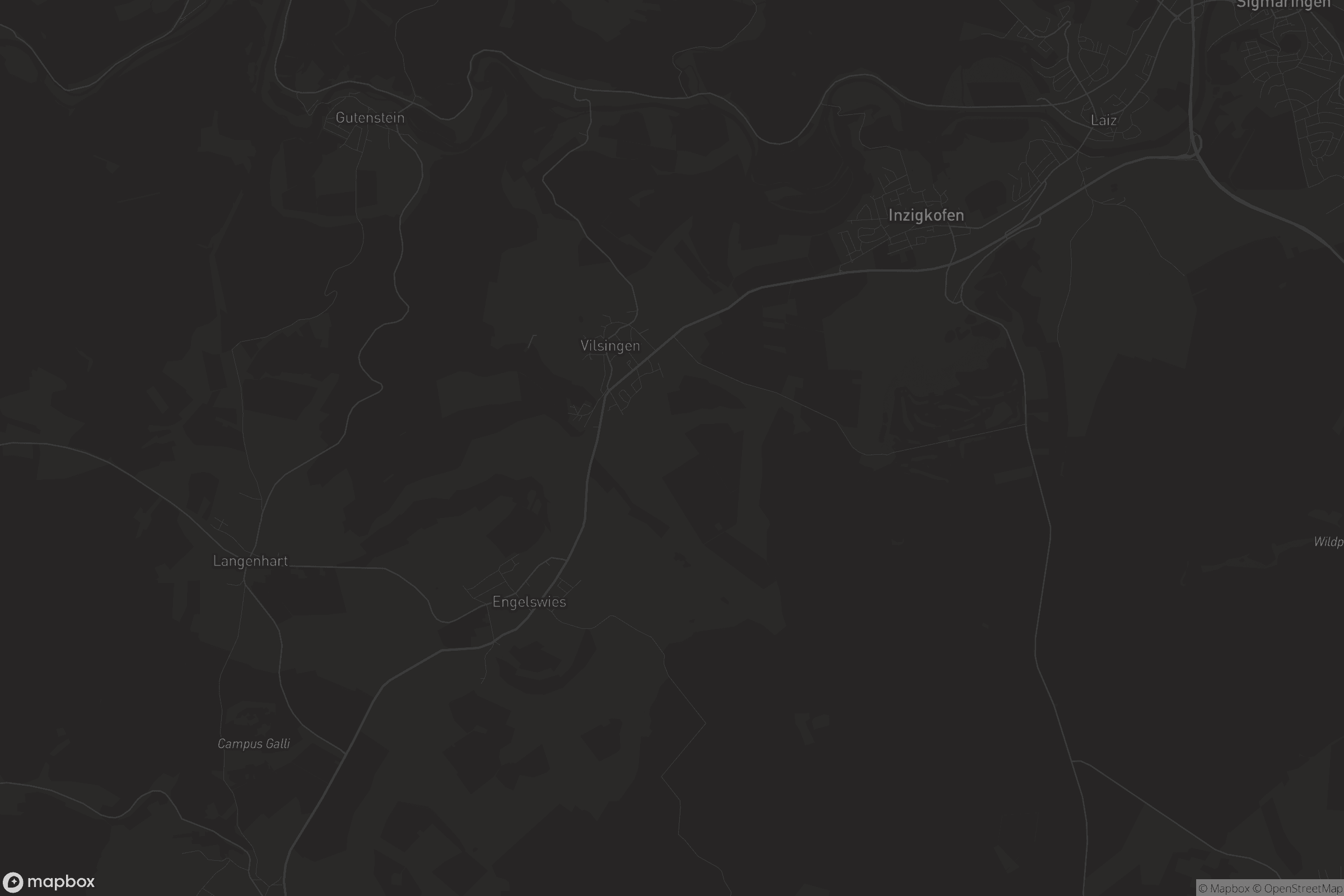 Karte von Inzigkofen