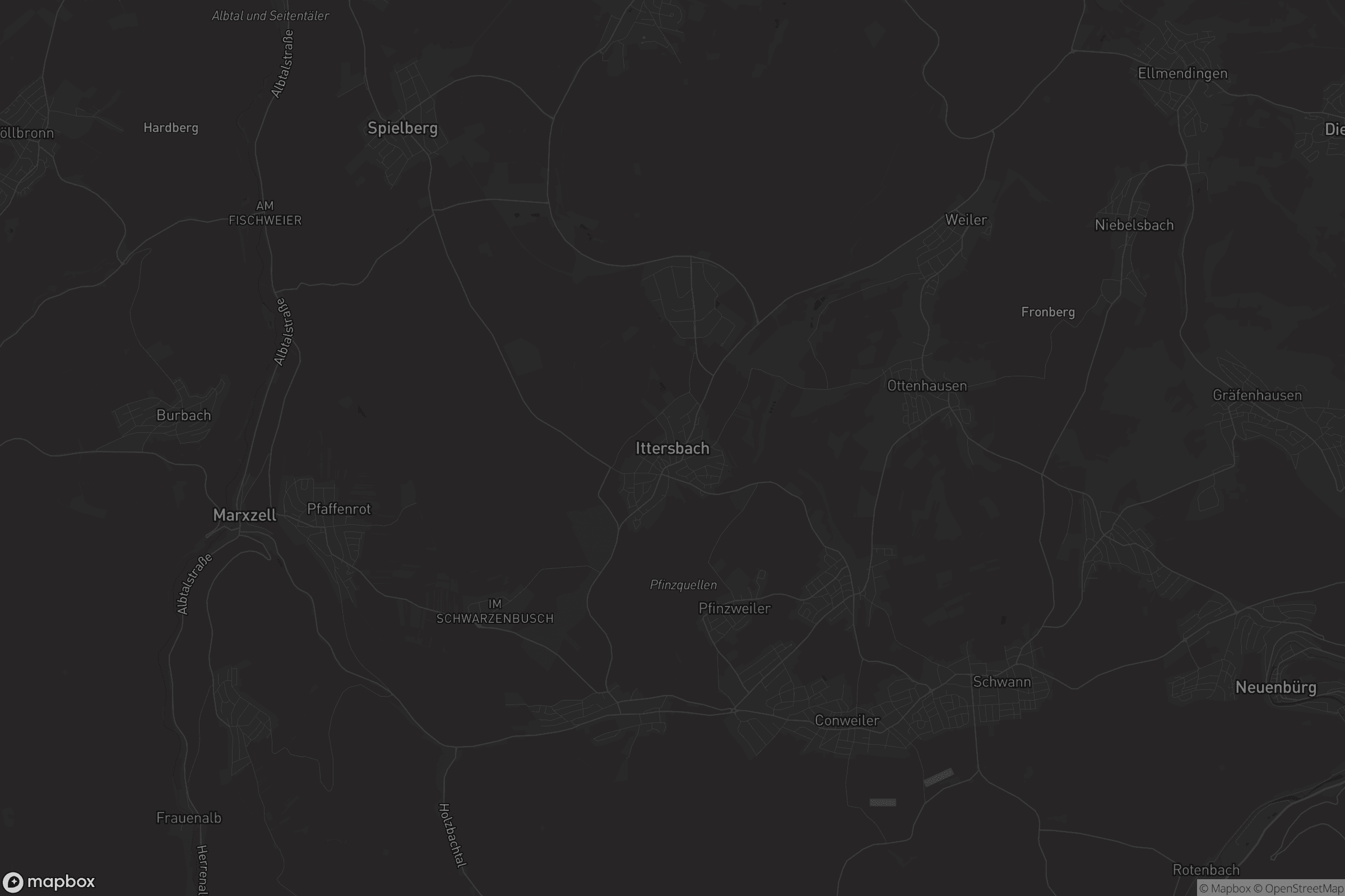 Karte von Ittersbach