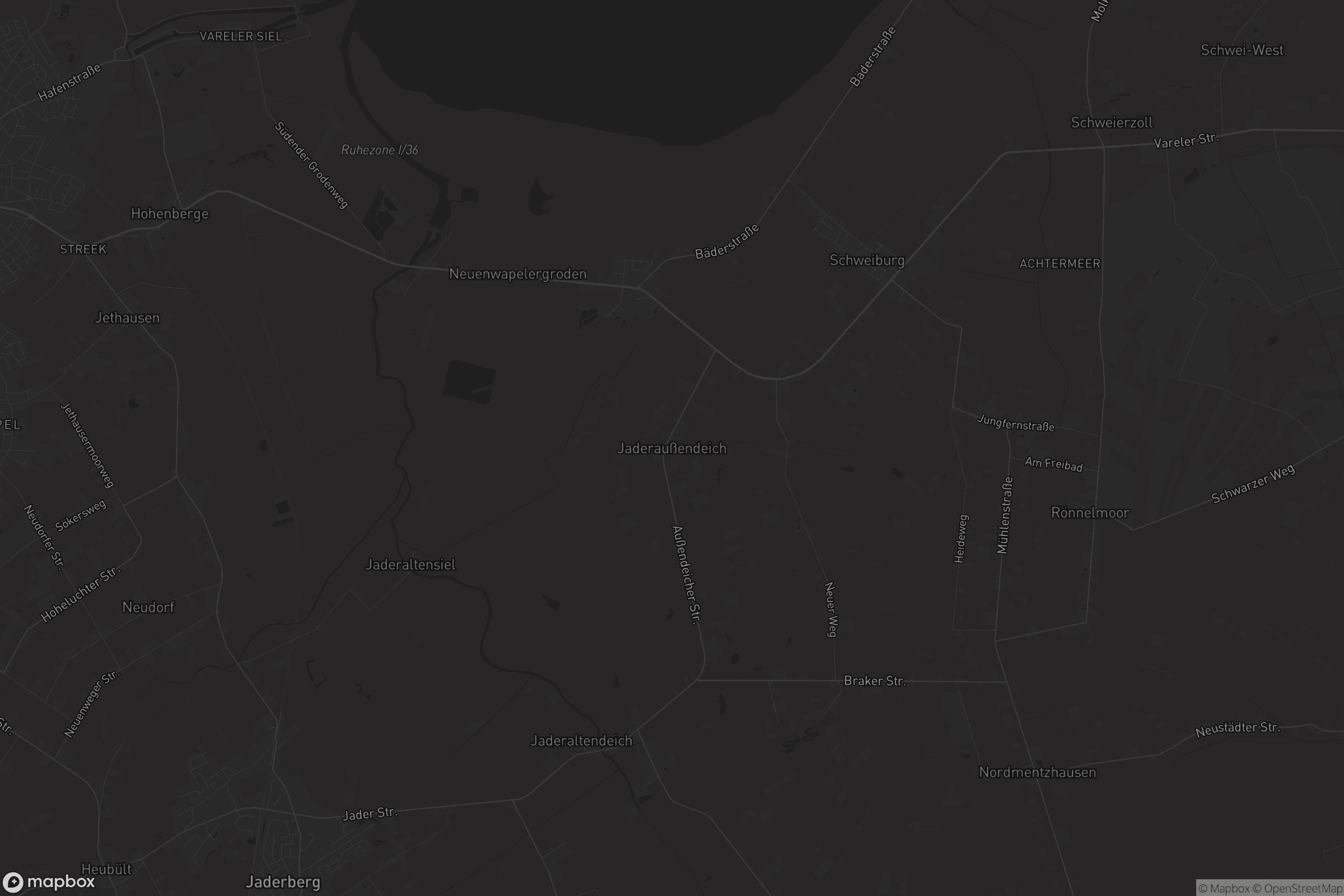 Karte von Jaderaußendeich