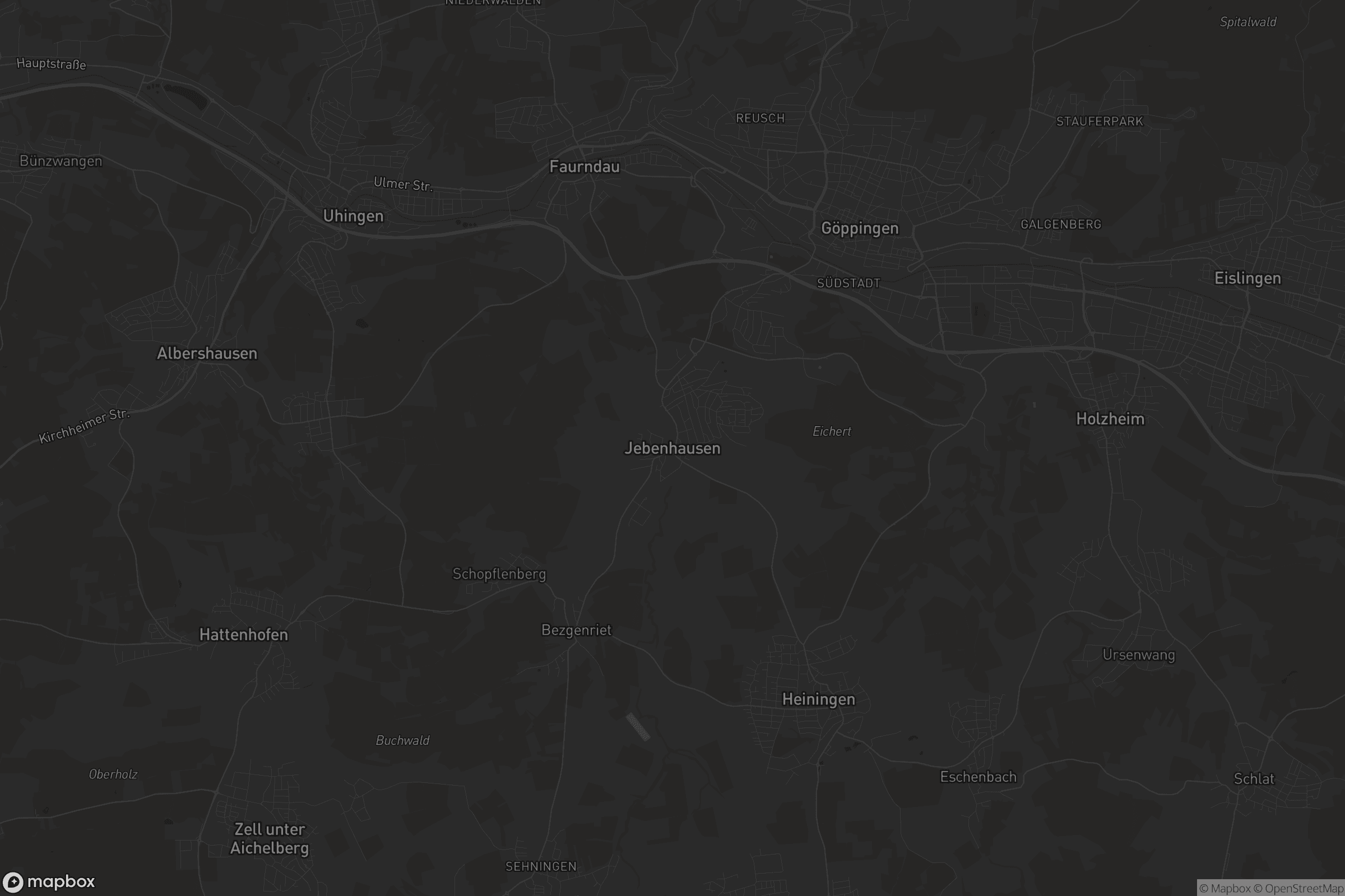 Karte von Jebenhausen