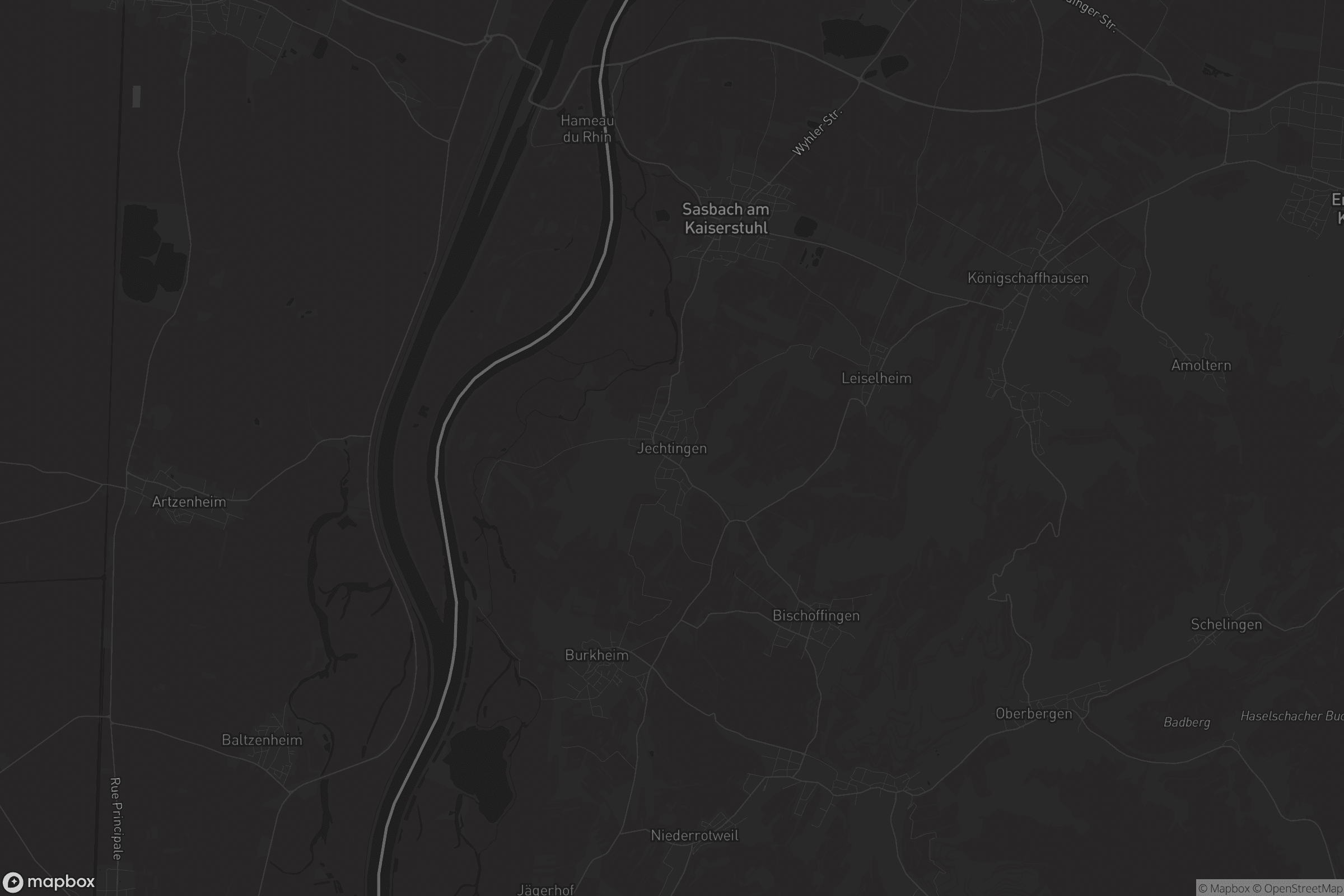 Karte von Jechtingen