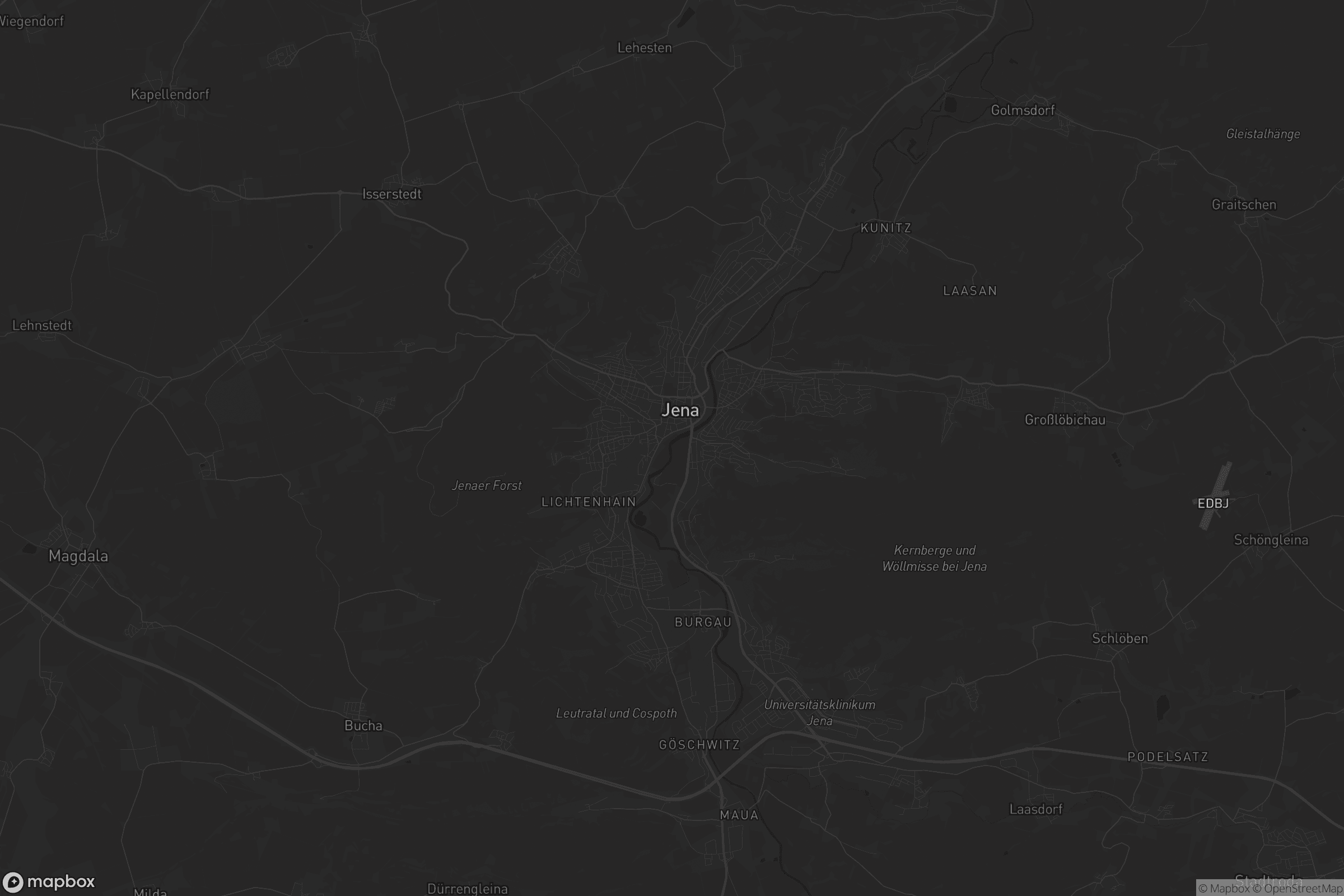 Karte von Jena