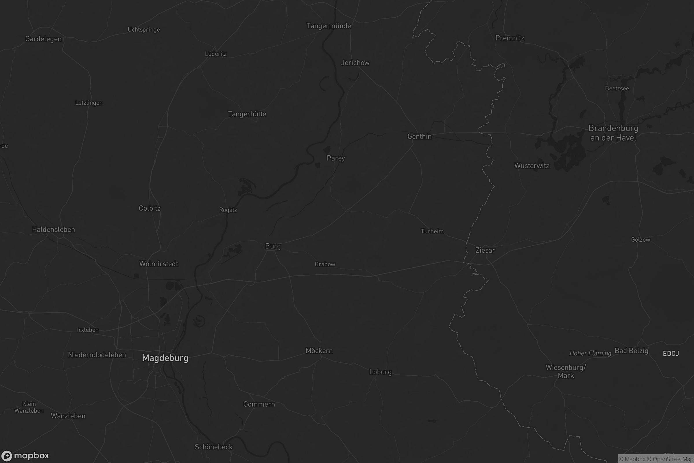 Karte von Jerichower Land