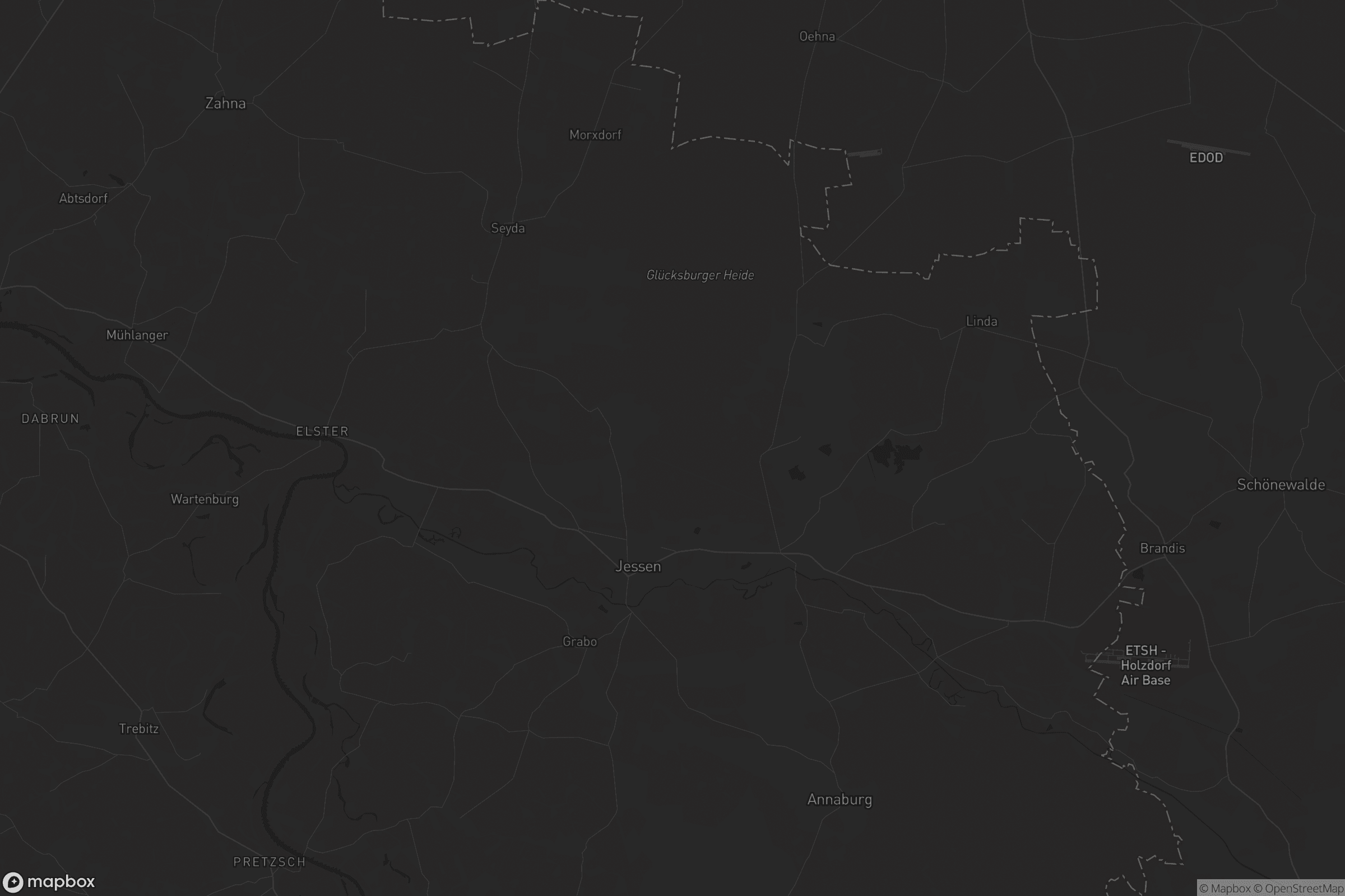 Karte von Jessen (Elster)