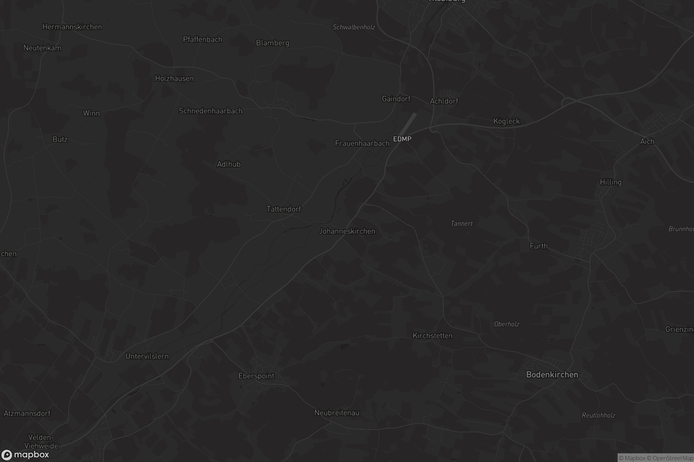 Karte von Johanneskirchen