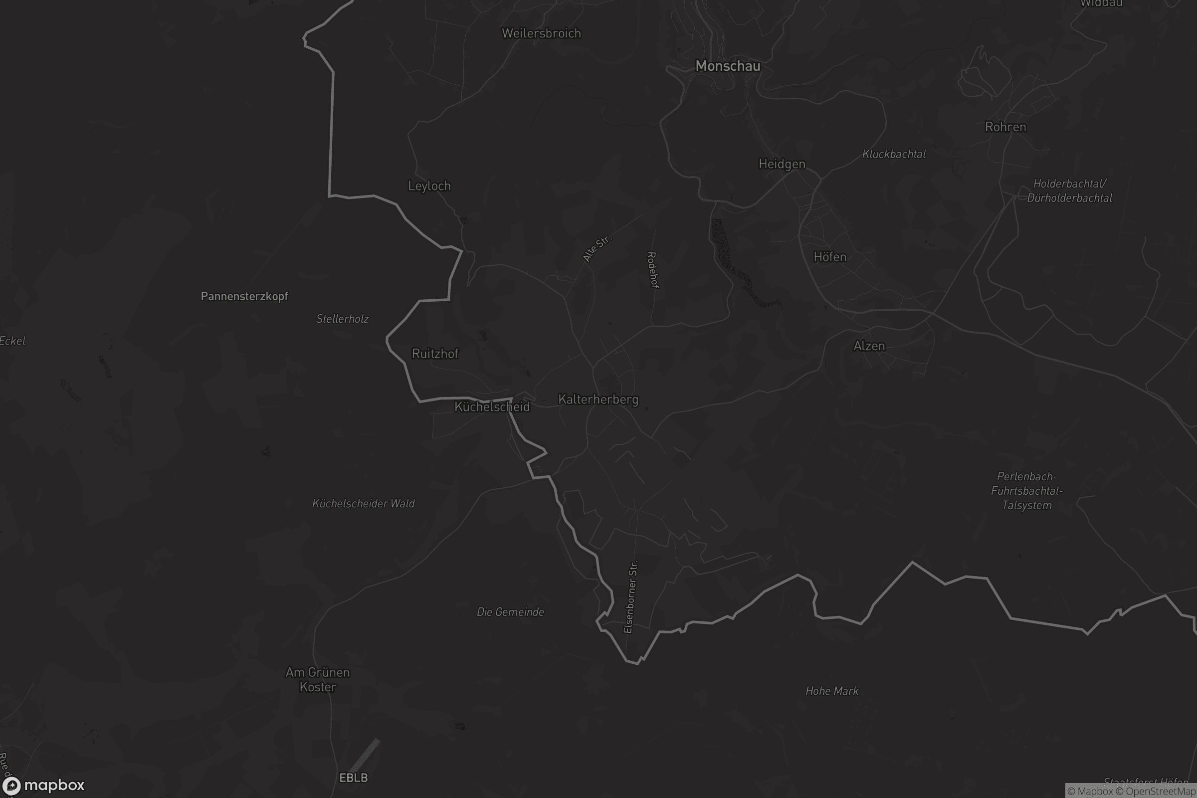 Karte von Kalterherberg