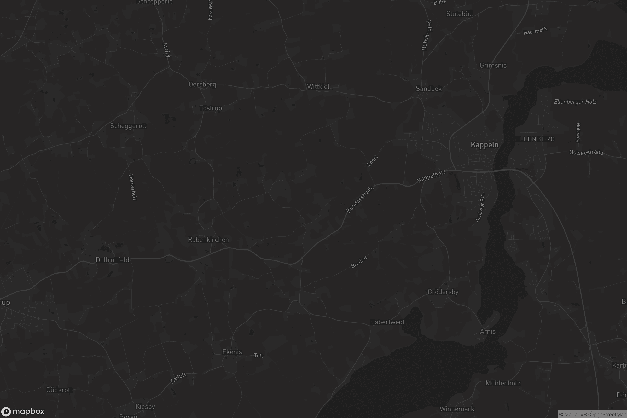 Karte von Kappeln-Land