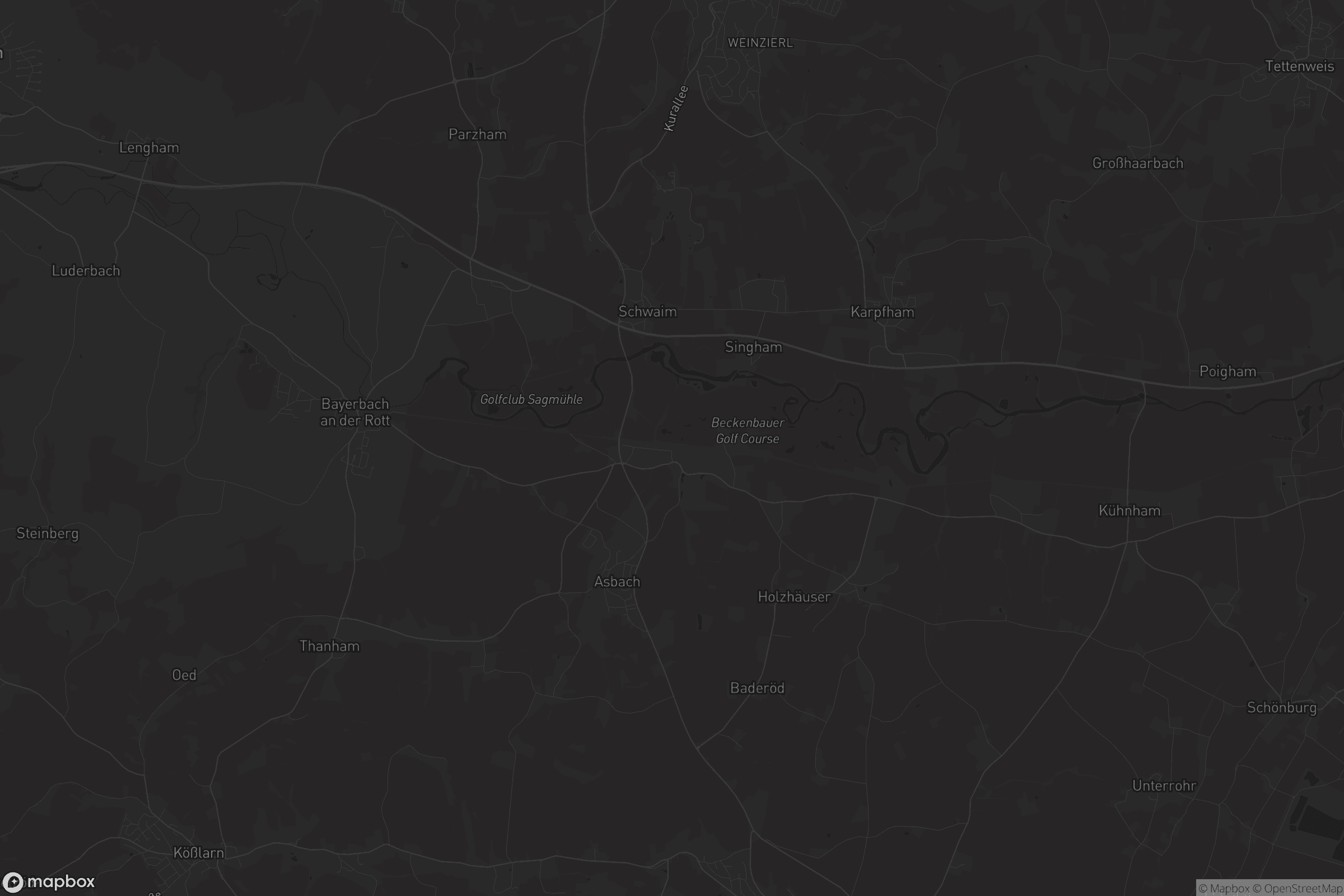 Karte von Karpfham Bahnhof