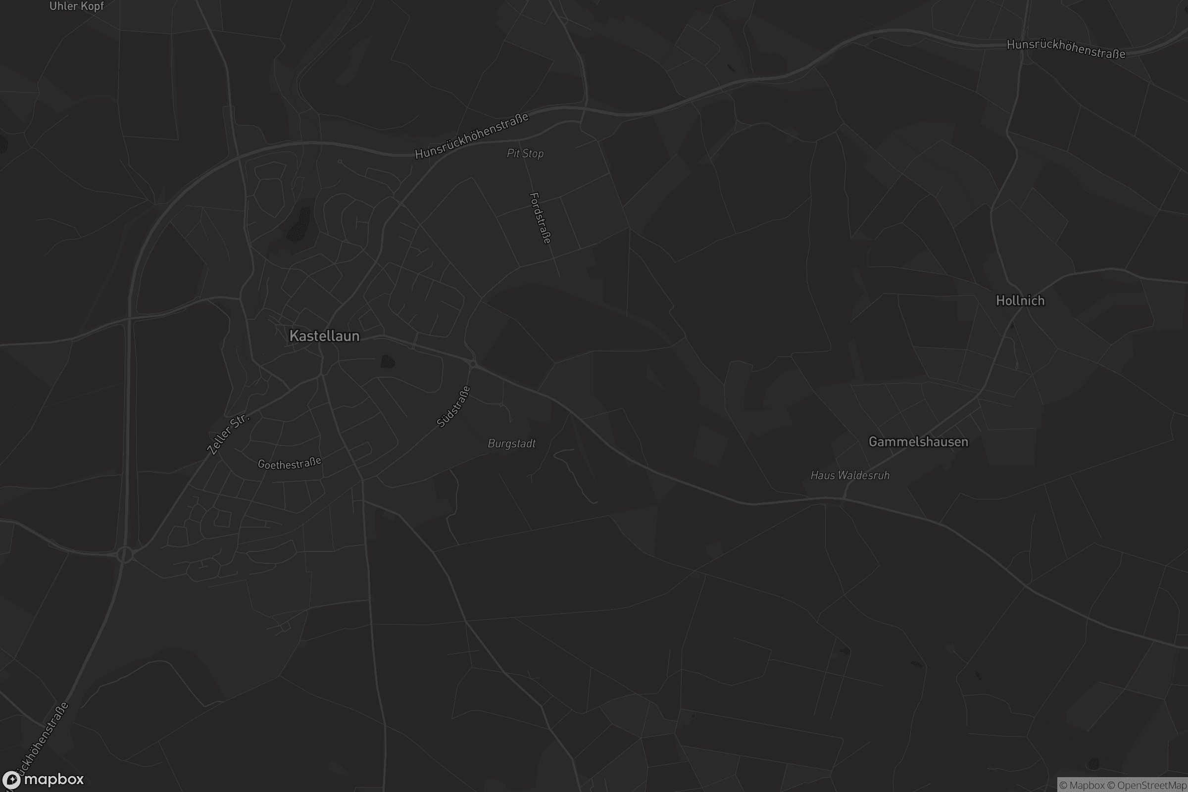 Karte von Kastellaun