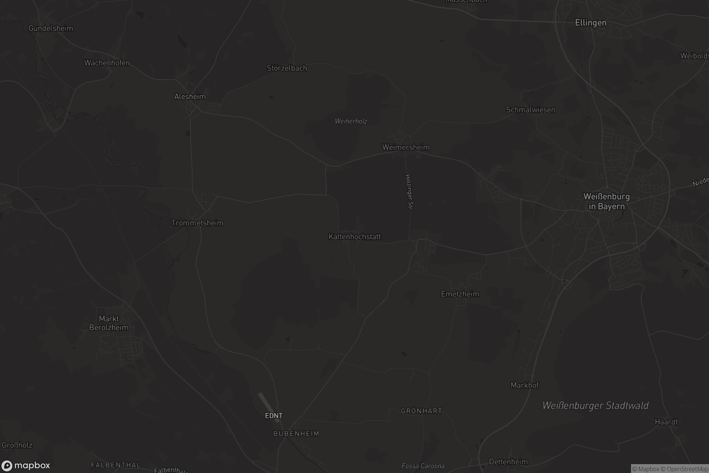 Karte von Kattenhochstatt