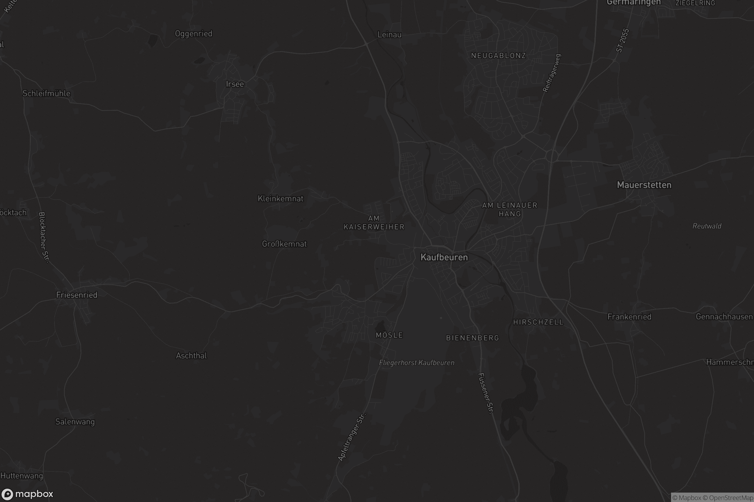 Karte von Kaufbeuren