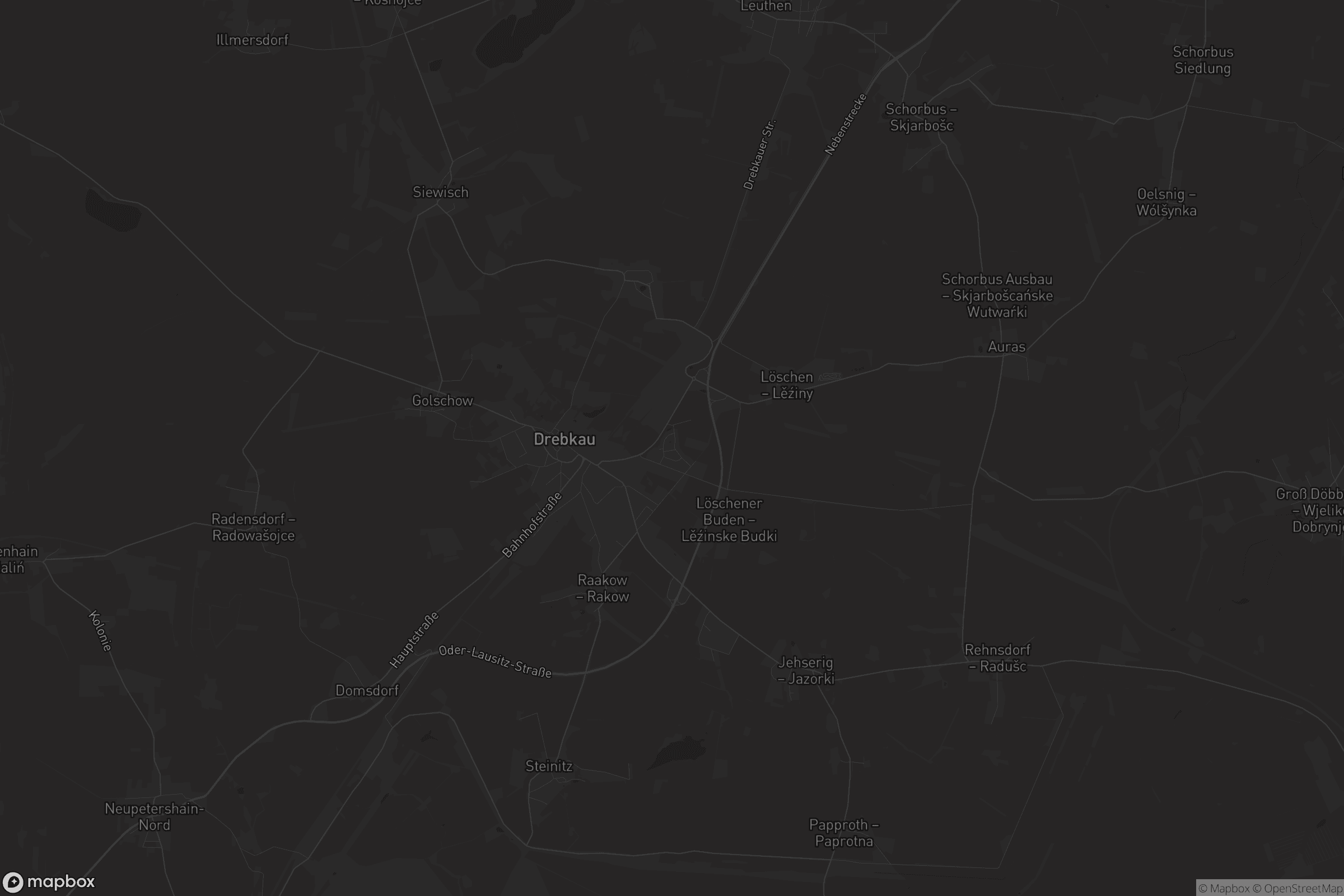 Karte von Kausche - Chusej