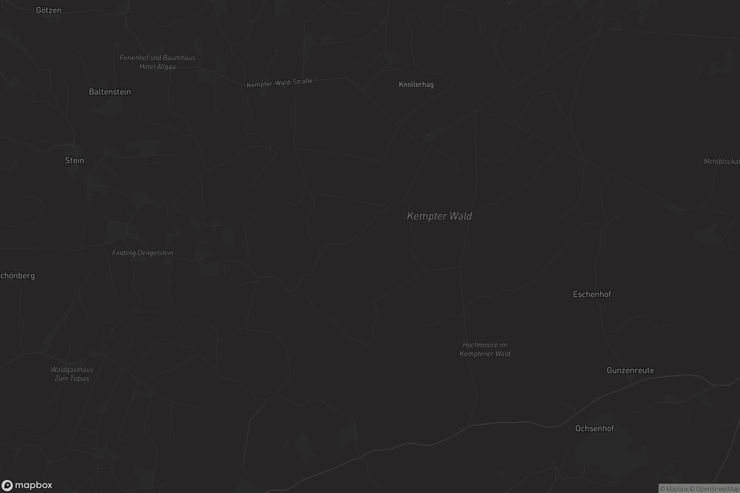 Karte von Kempter Wald