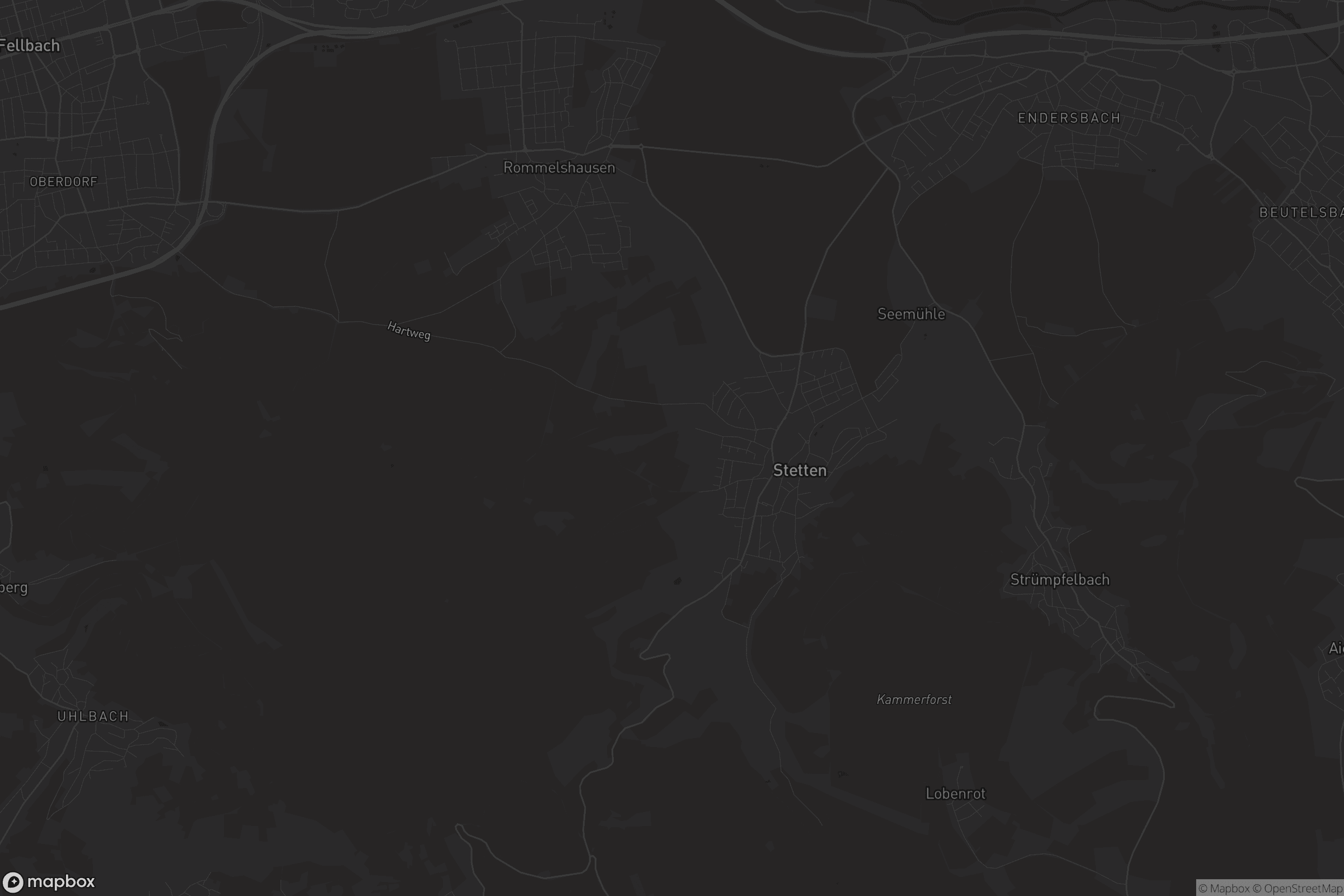 Karte von Kernen im Remstal