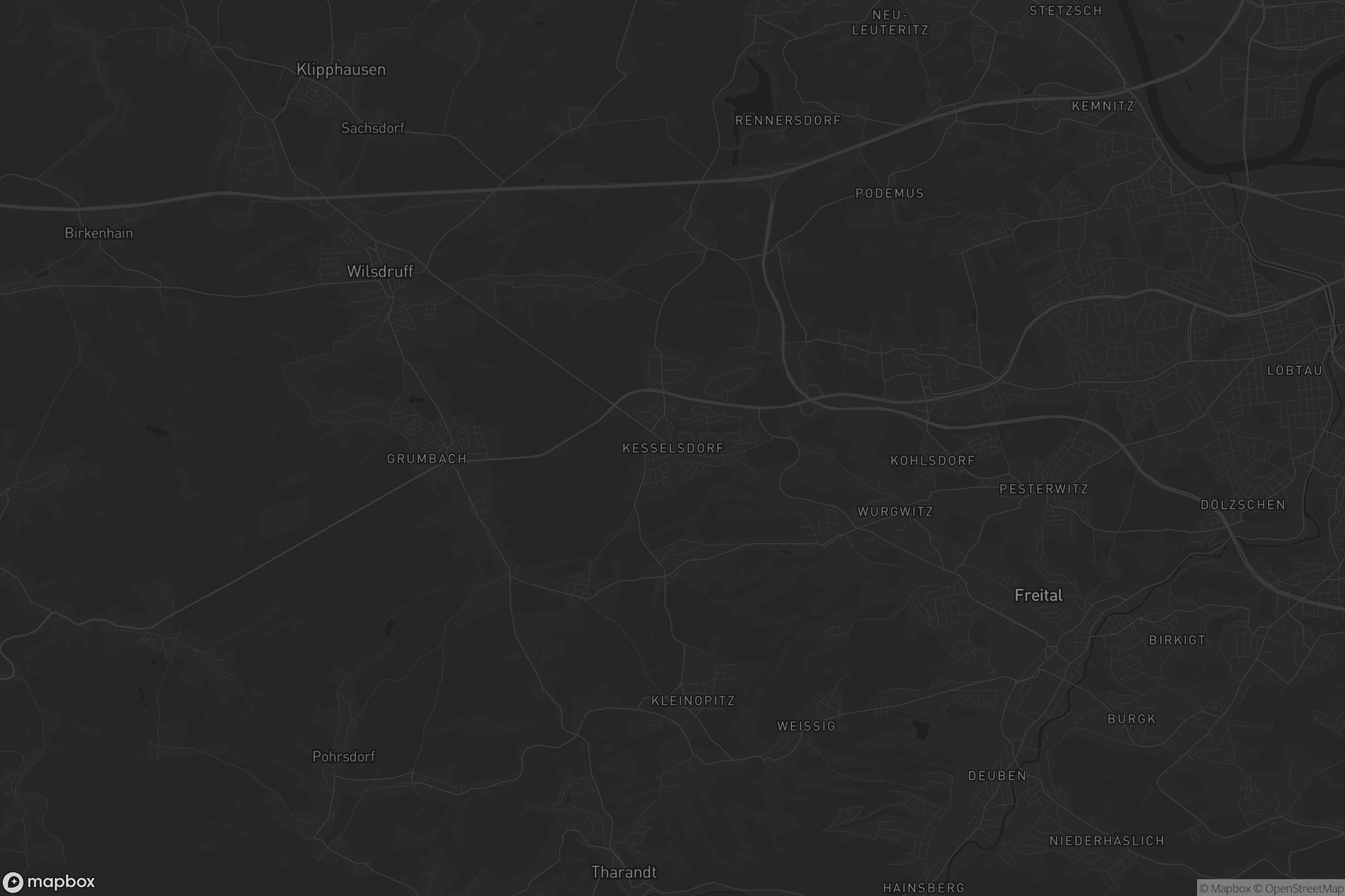 Karte von Kesselsdorf