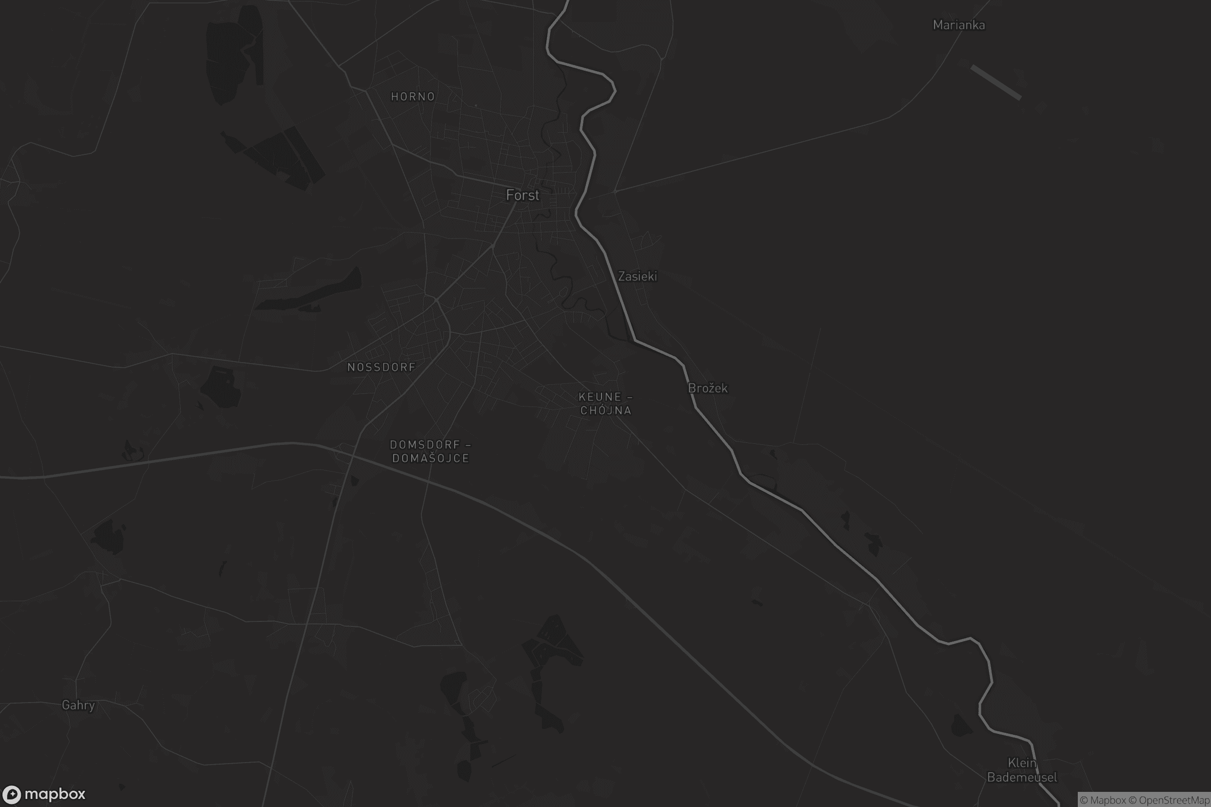 Karte von Keune - Chójna