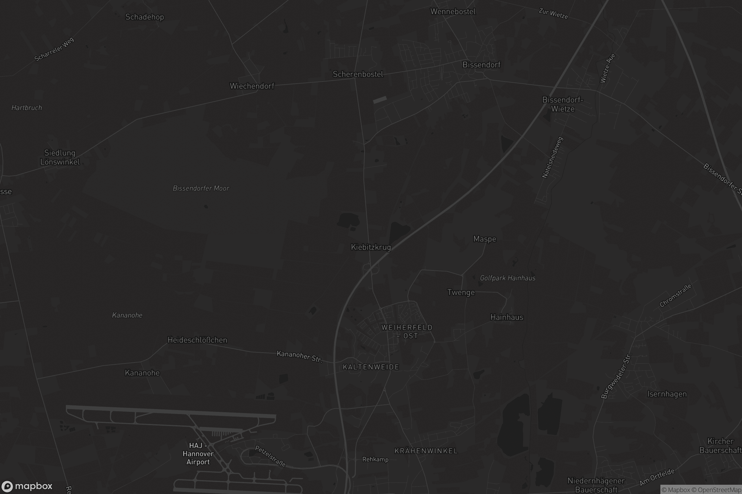 Karte von Kiebitzkrug