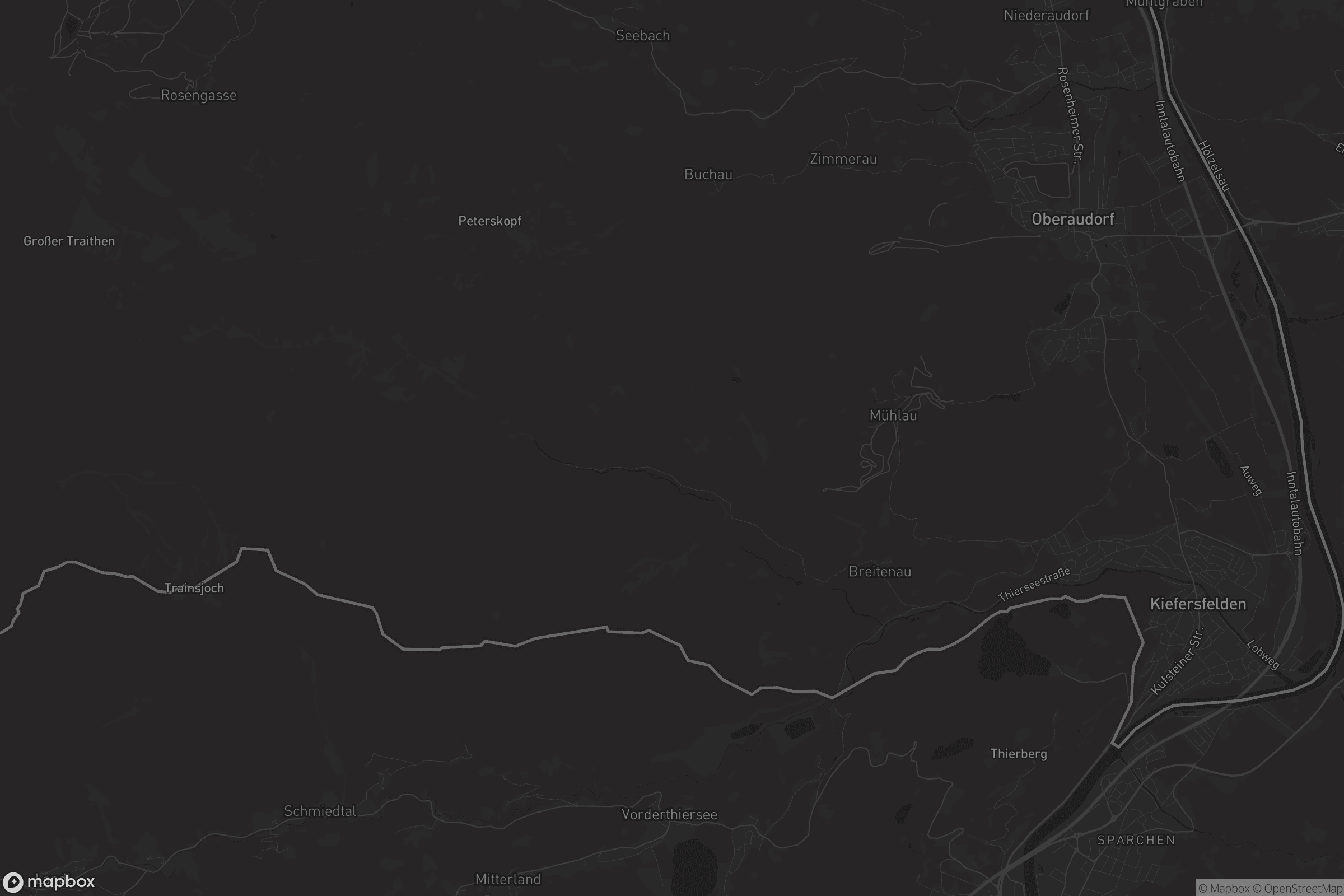 Karte von Kiefersfelden