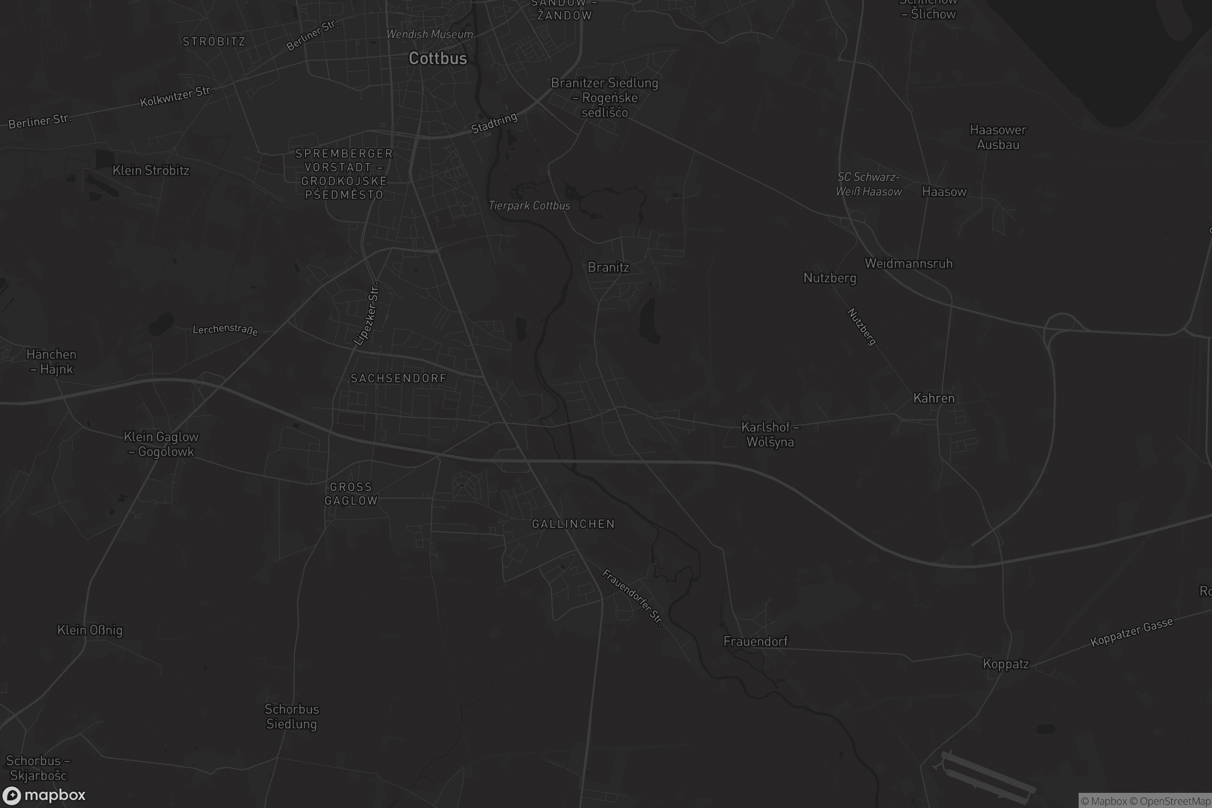 Karte von Kiekebusch - Kibuš