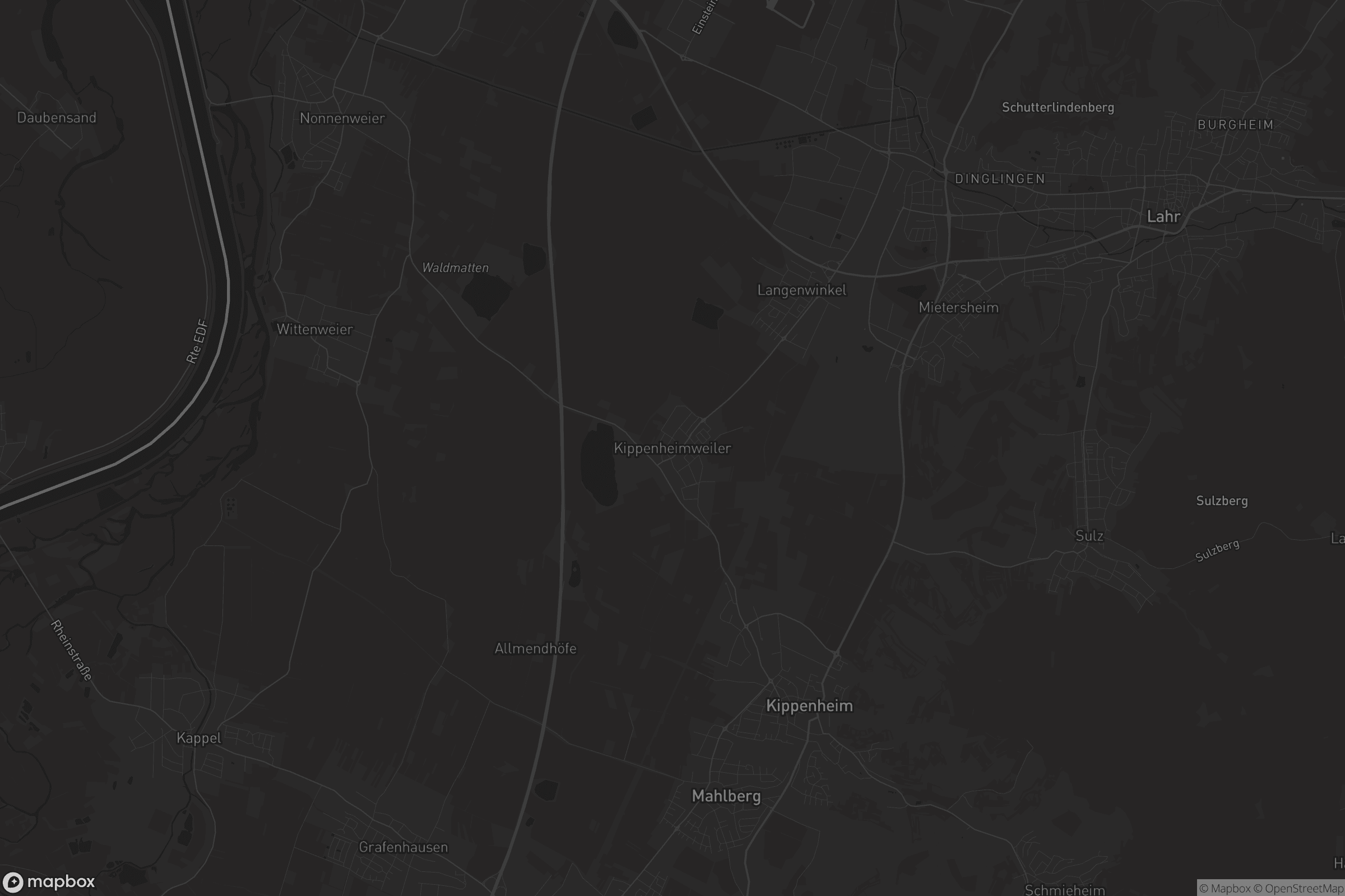 Karte von Kippenheimweiler