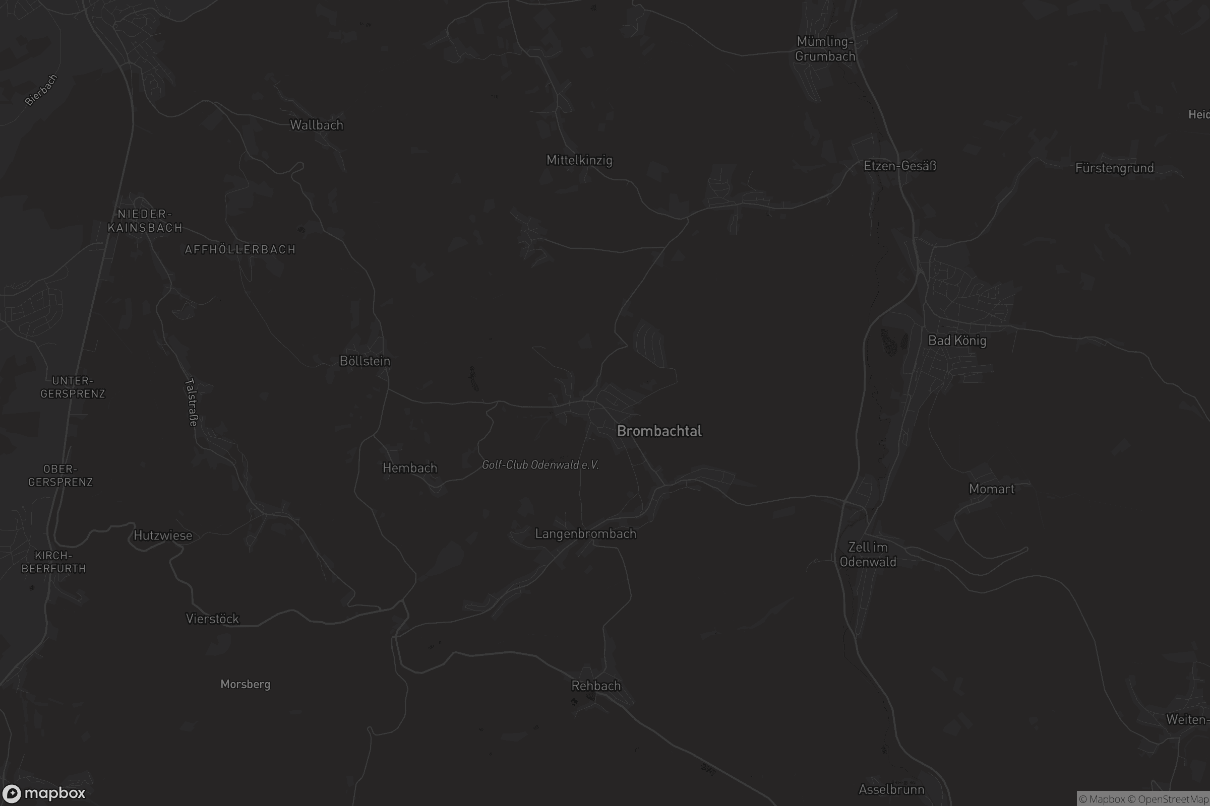 Karte von Kirchbrombach