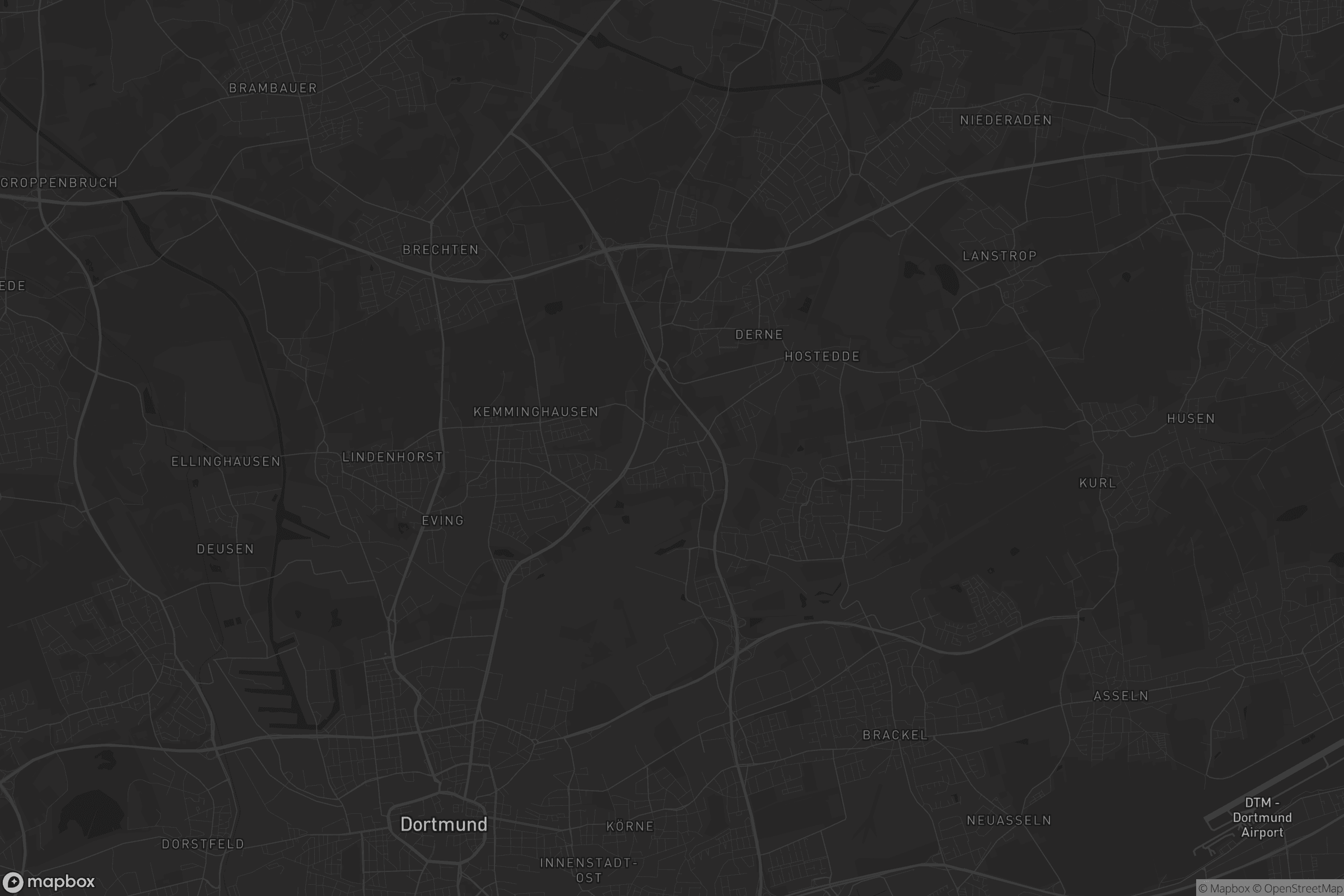 Karte von Kirchderne