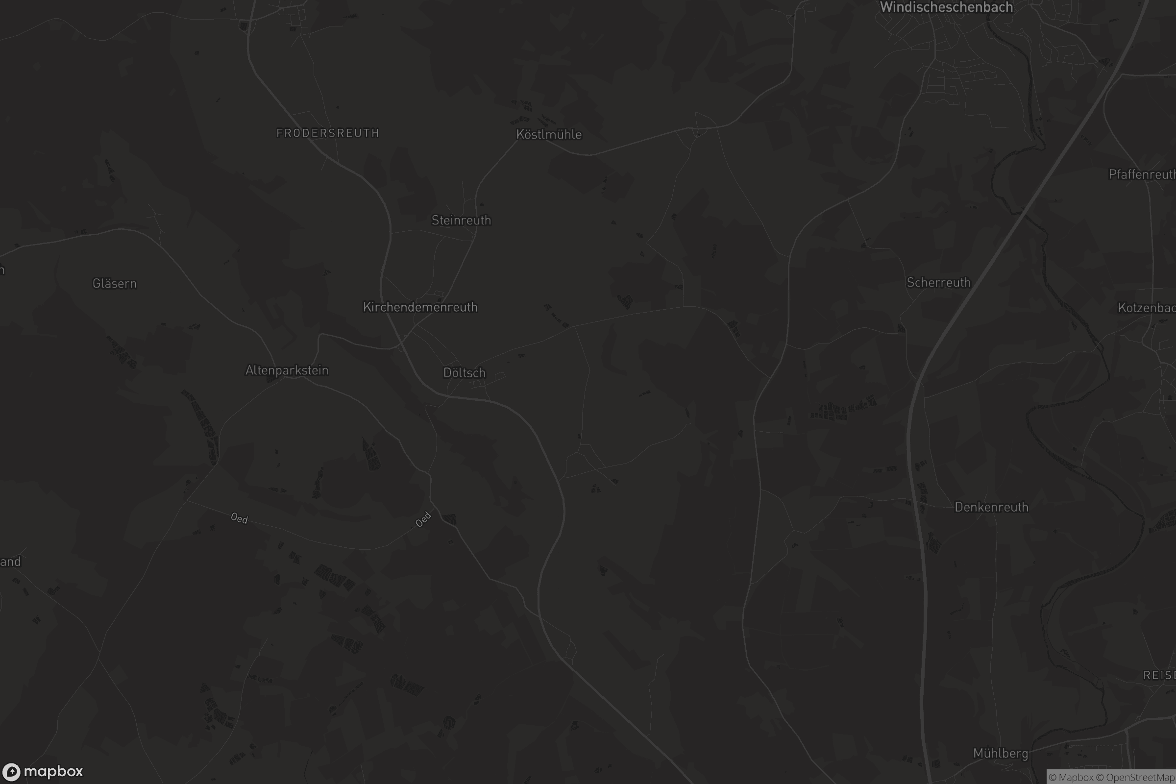 Karte von Kirchendemenreuth
