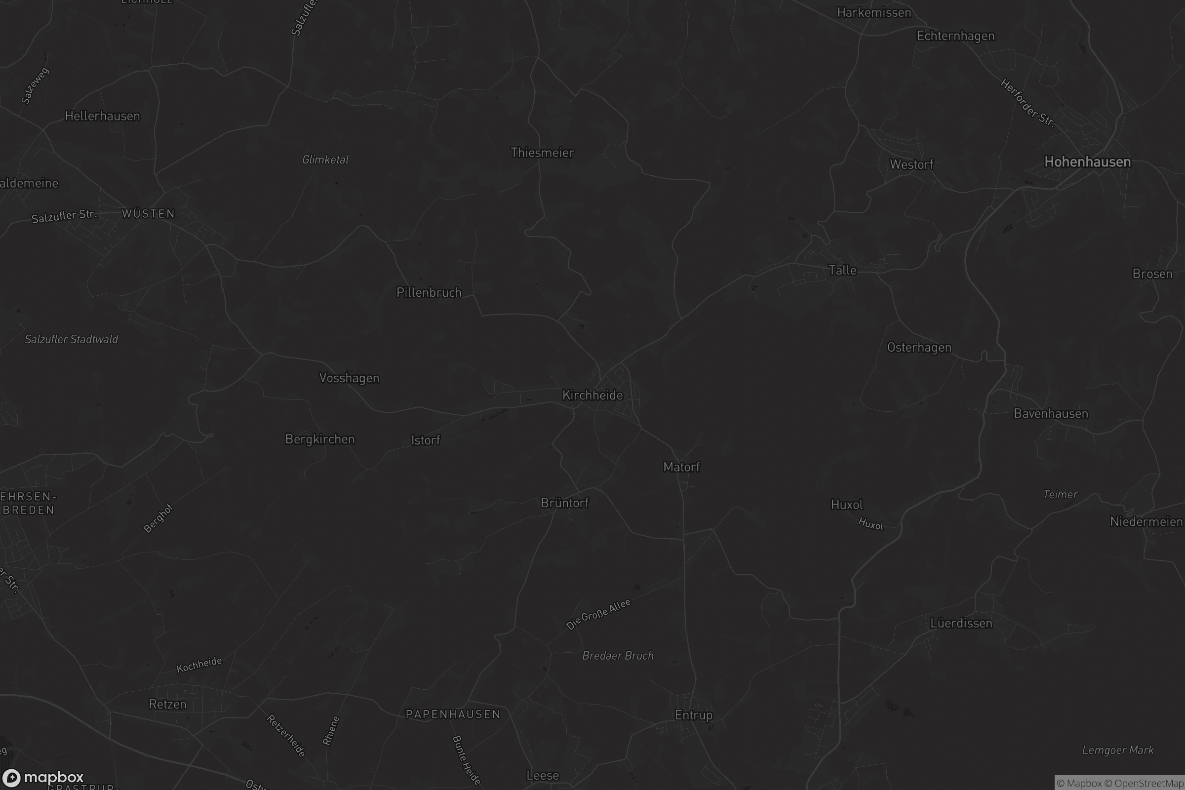 Karte von Kirchheide