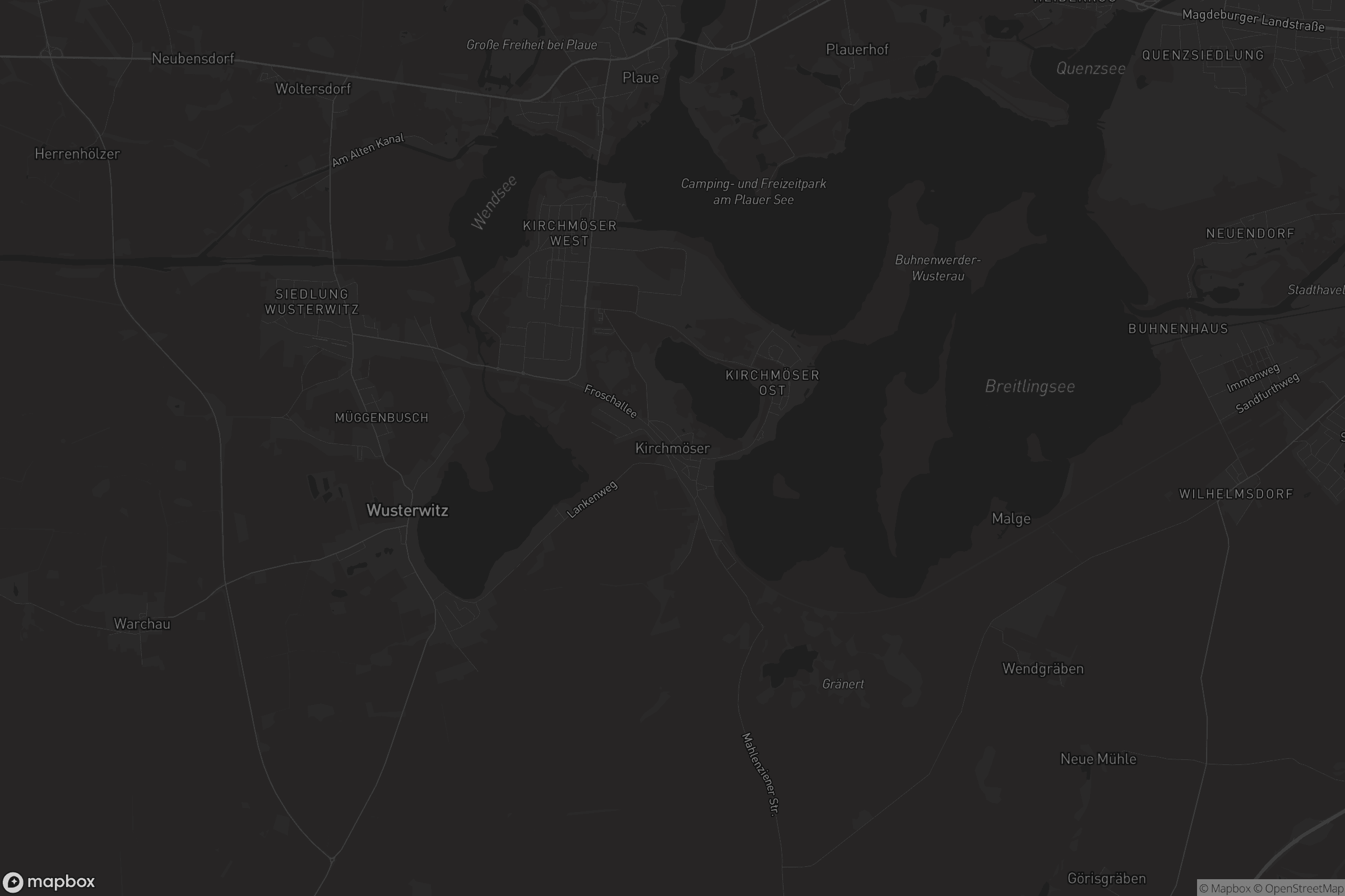 Karte von Kirchmöser