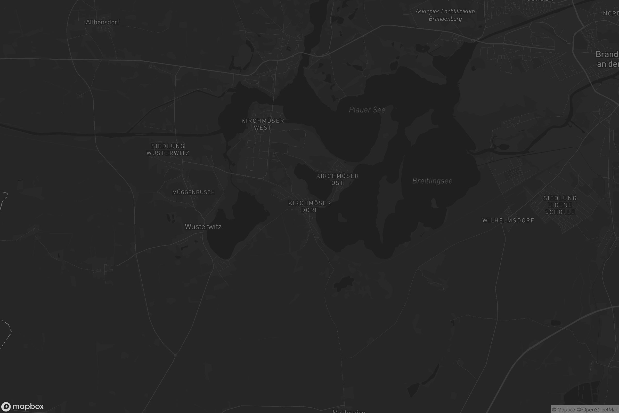 Karte von Kirchmöser Dorf