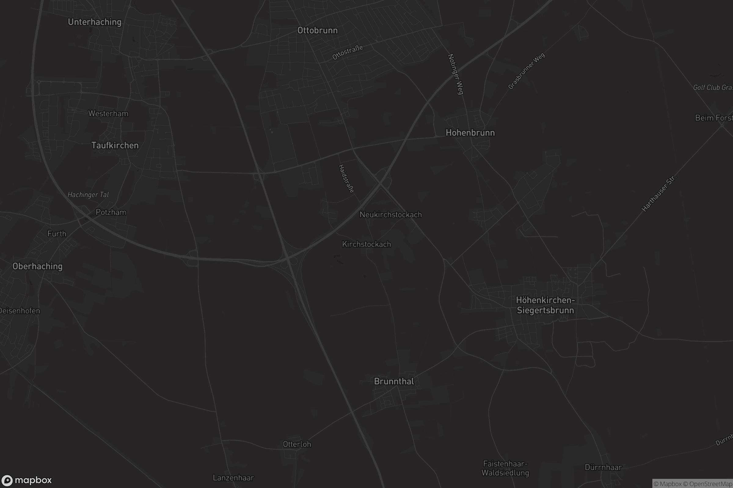 Karte von Kirchstockach