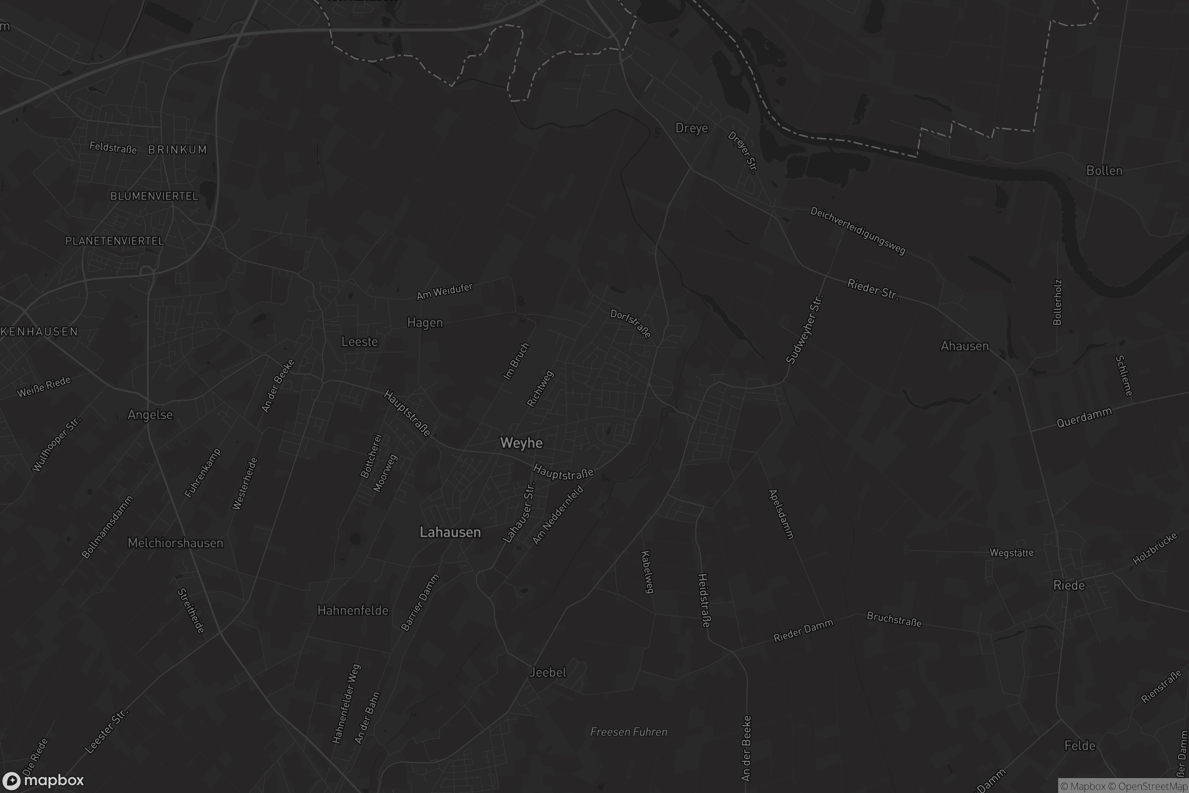 Karte von Kirchweyhe