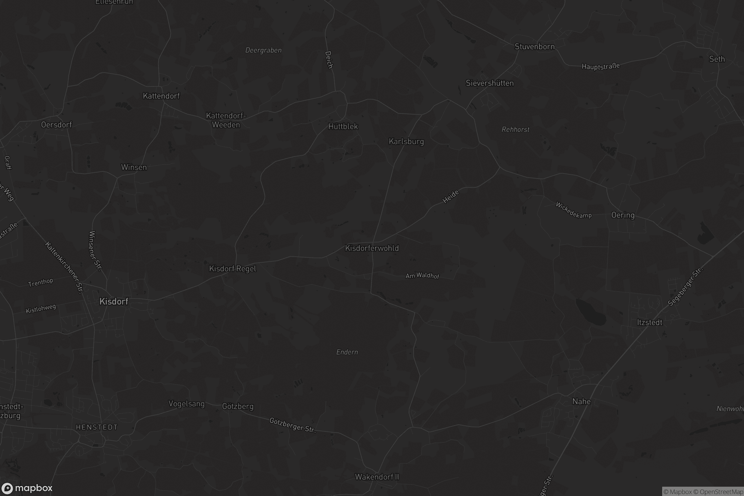 Karte von Kisdorferwohld