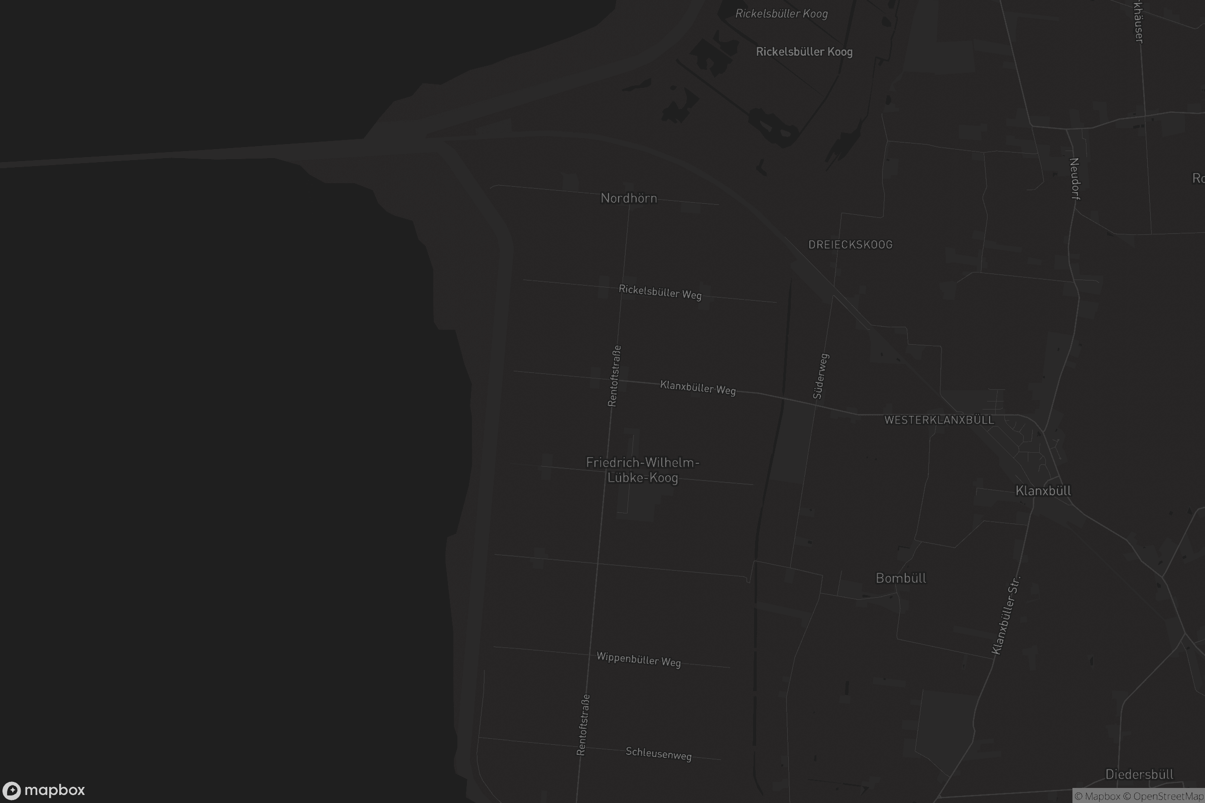 Karte von Klanxbüll