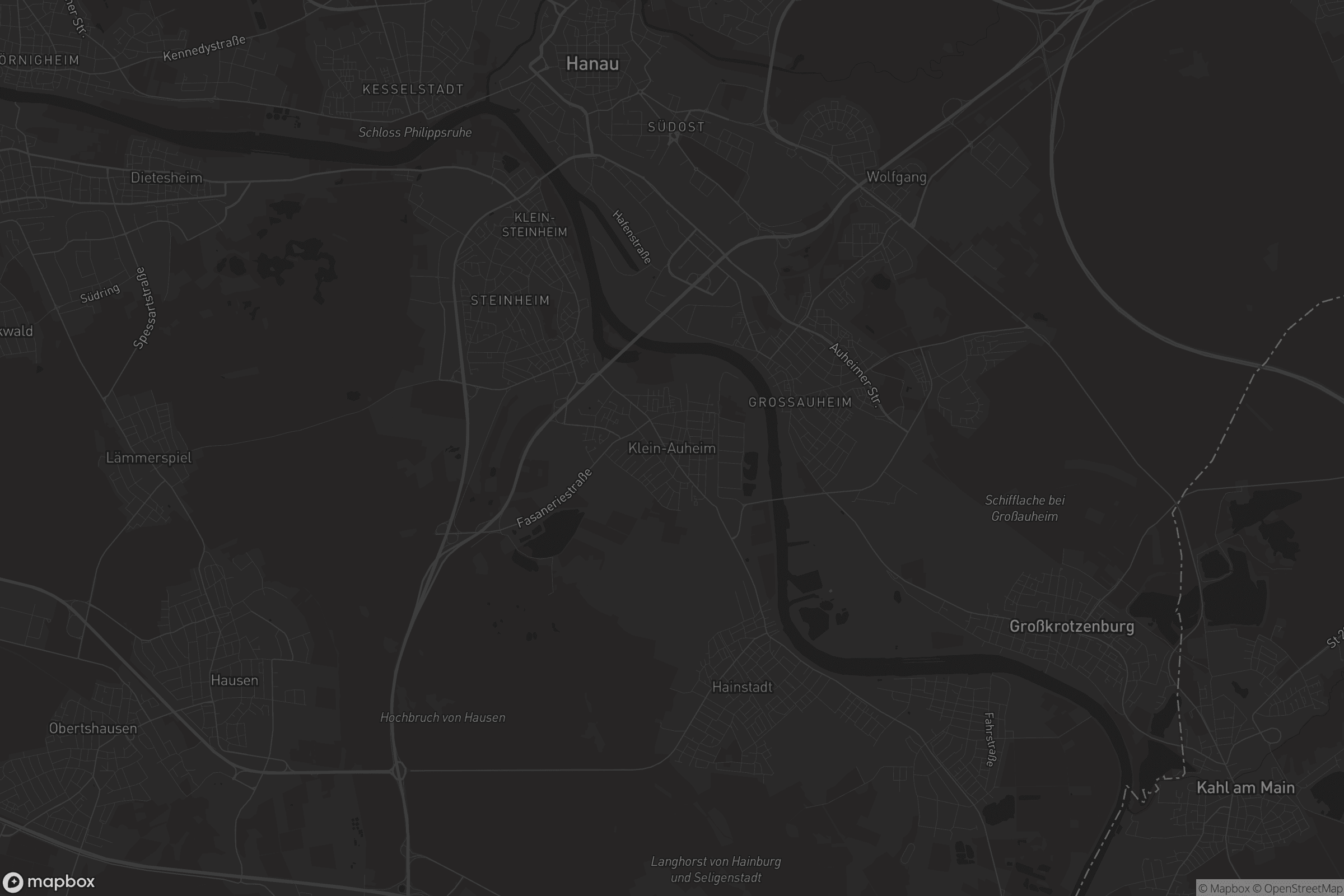 Karte von Klein-Auheim