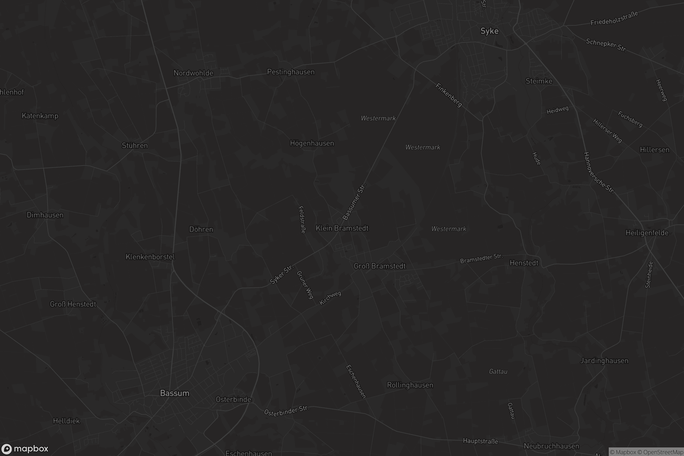 Karte von Klein Bramstedt